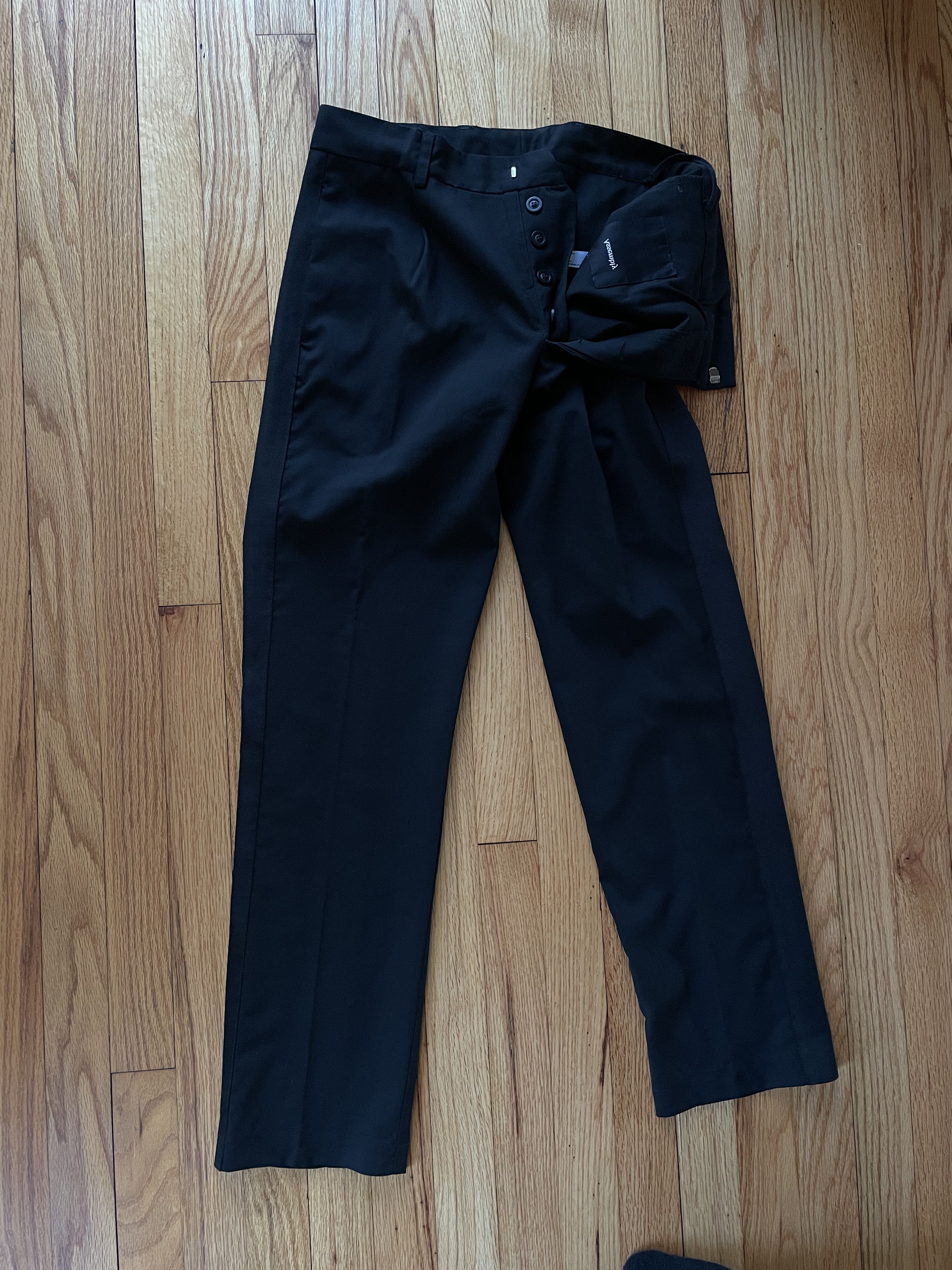 Assembly New York Assembly NY-Tuxedo single pleat Tropical Wool Suiting Pant Size US 30 / EU 46 - 2 Thumbnail