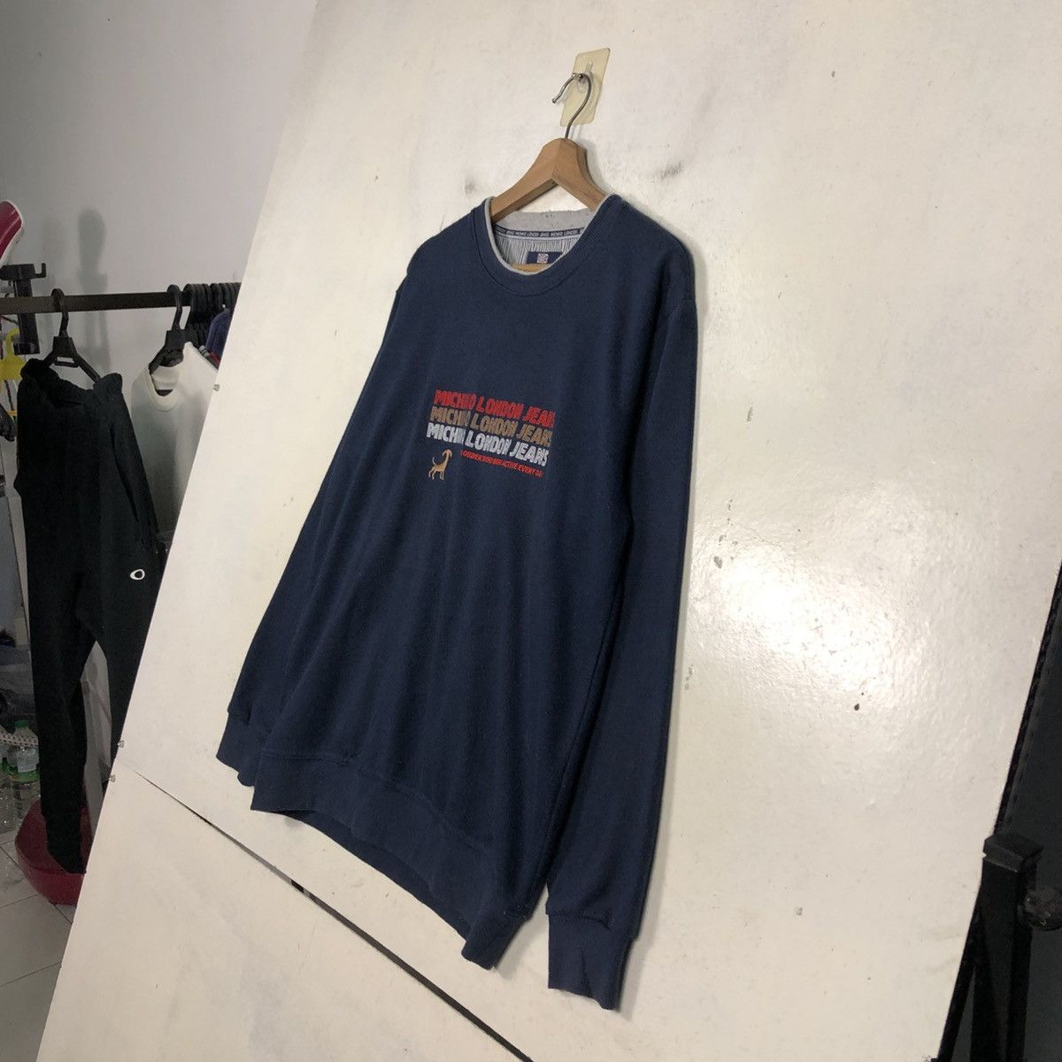 Michiko Koshino London 📌Vintage Sweatshirt Michiko London Jeans Big Logo Size US L / EU 52-54 / 3 - 4 Thumbnail