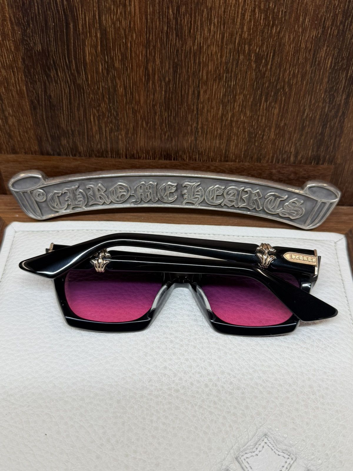 Chrome Hearts Chrome Hearts Cliterally Sunglasses Size ONE SIZE - 4 Thumbnail