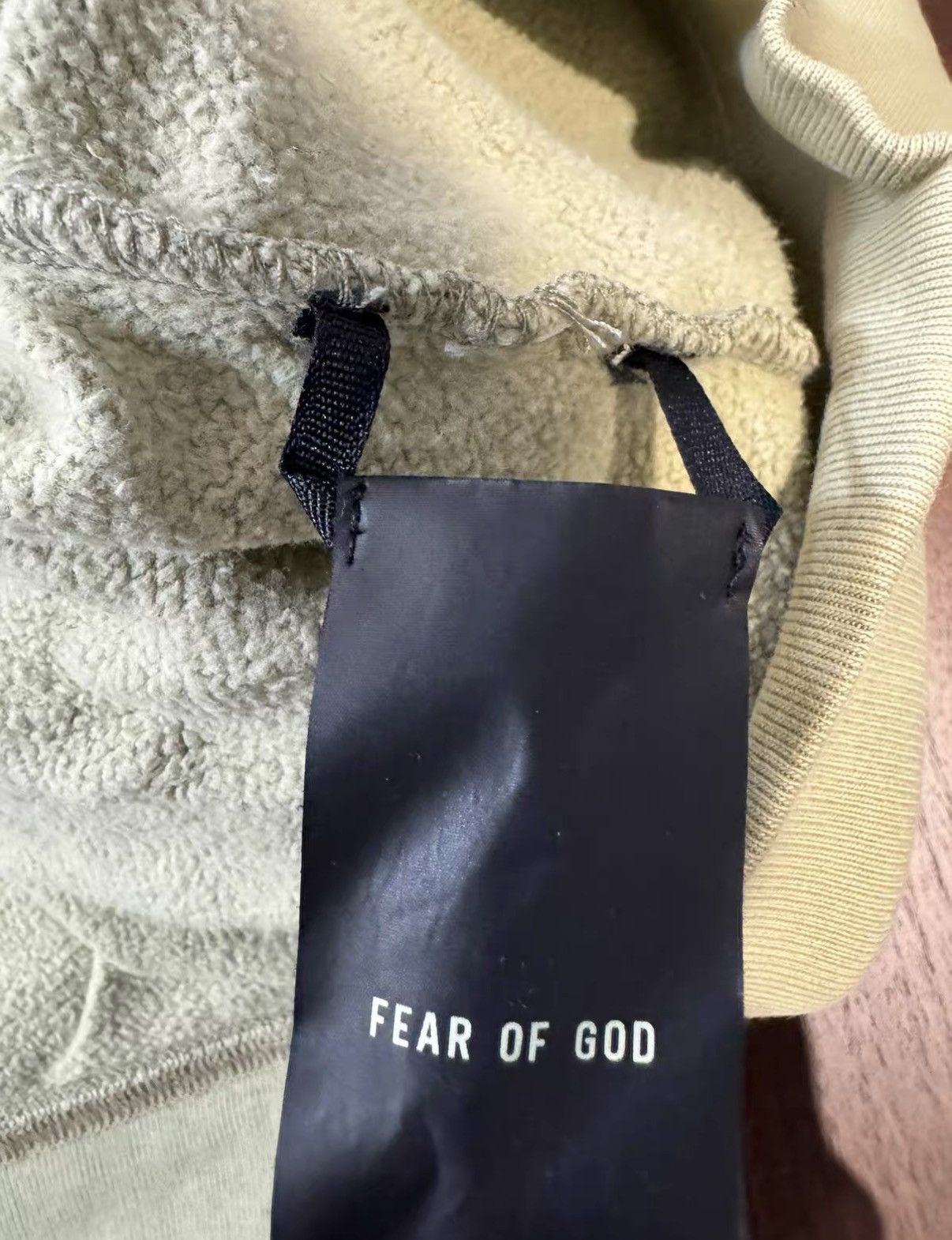 Fear of God Fear of God Matcha FG Flocked Hoodie J34 Size US S / EU 44-46 / 1 - 5 Thumbnail