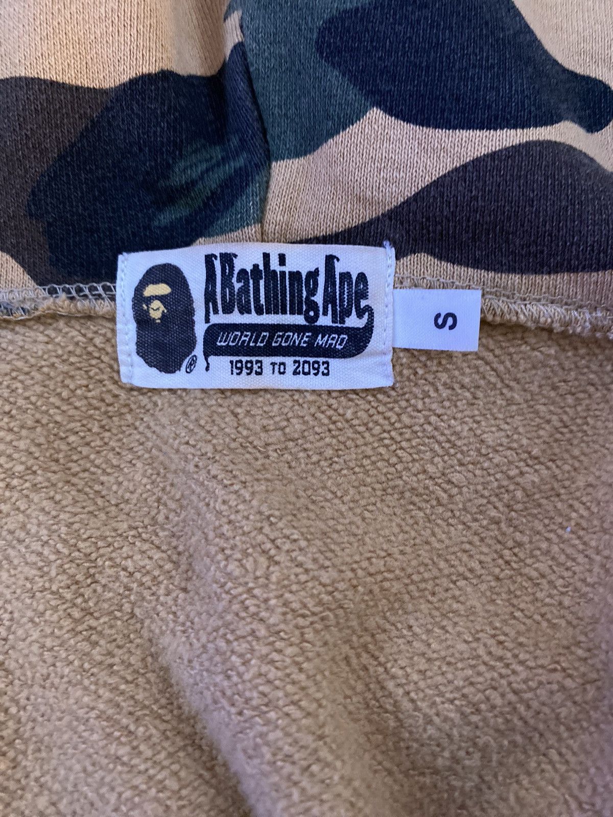 Bape 1ST CAMO PONR SHARK HALF ZIP HOODIE Size US S / EU 44-46 / 1 - 7 Thumbnail
