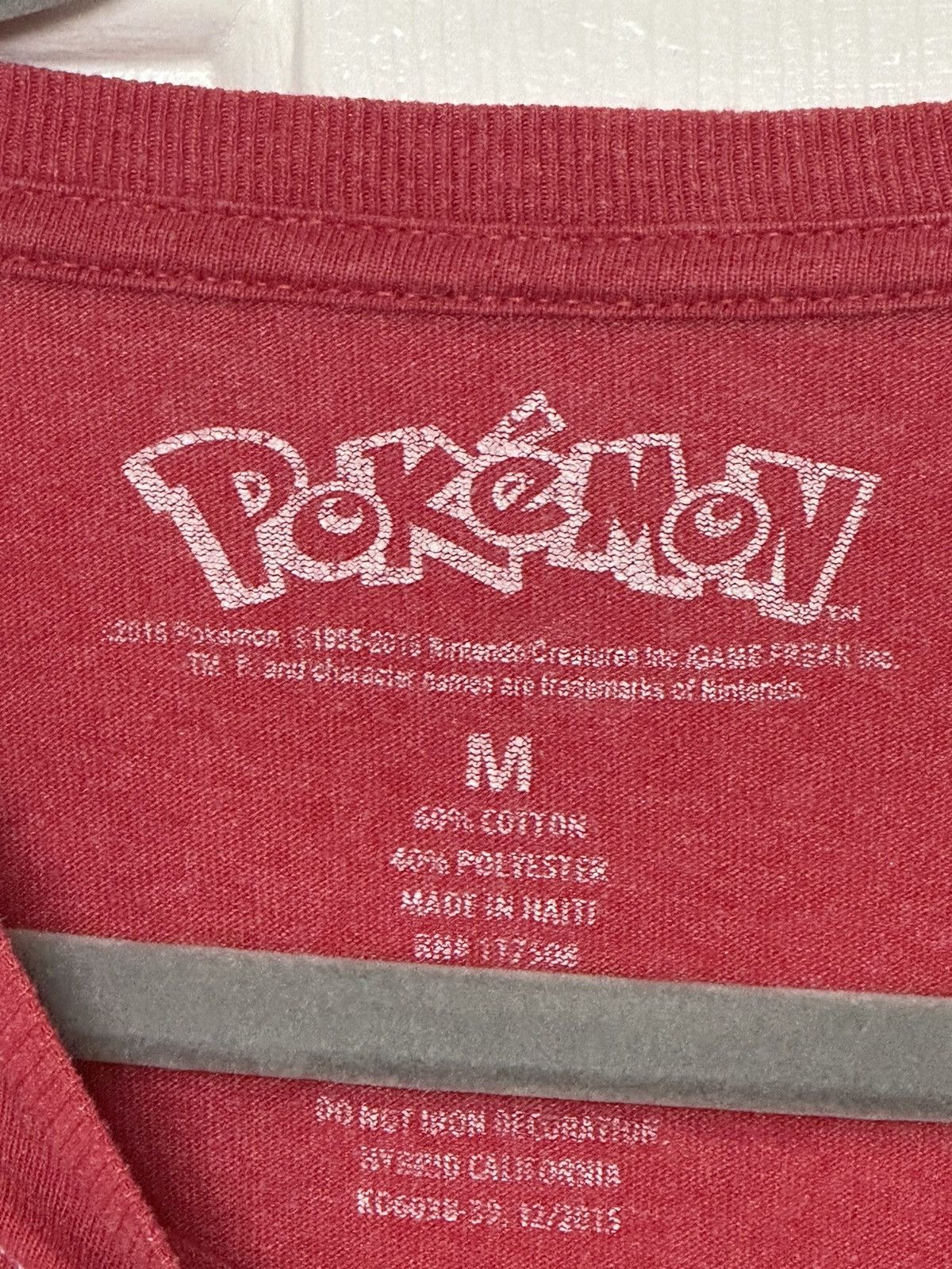 Pokemon Pokémon 2015 Red Shirt - Size M - Vintage Size US M / EU 48-50 / 2 - 3 Thumbnail