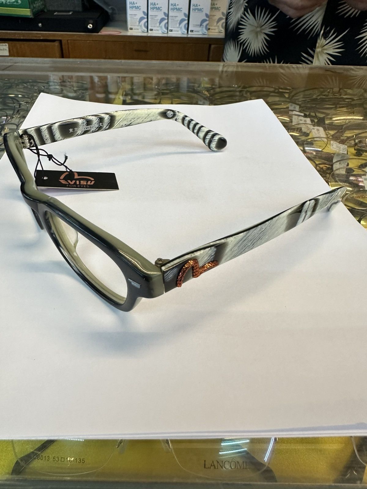 Evisu Y2K Evisu Japan EVH-8226 48🛑20-145 Frames Size ONE SIZE - 2 Thumbnail