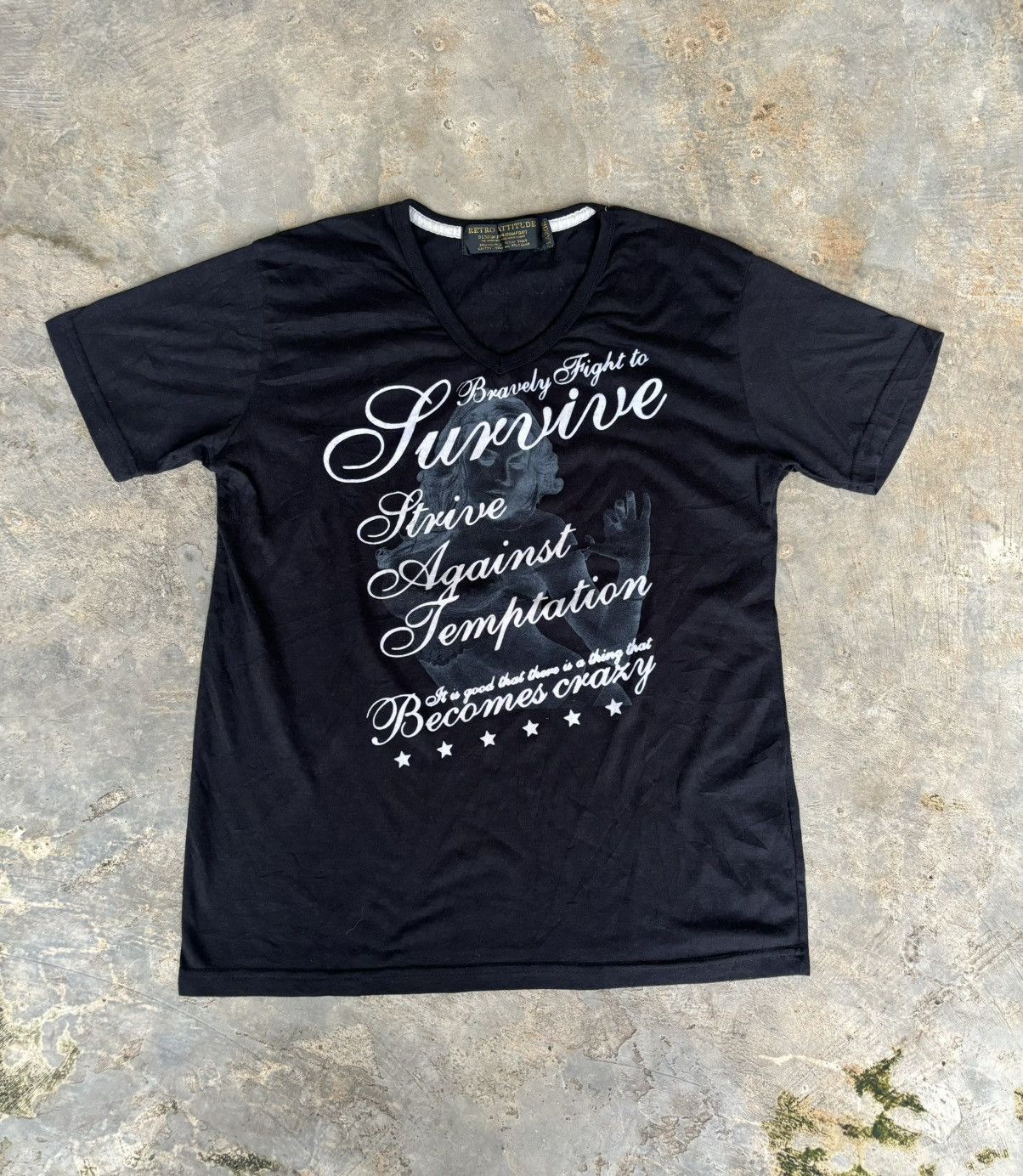 Japanese Brand Y2k Hysteric glamour style Retro Attitude Tshirt Size US L / EU 52-54 / 3 - 1 Thumbnail