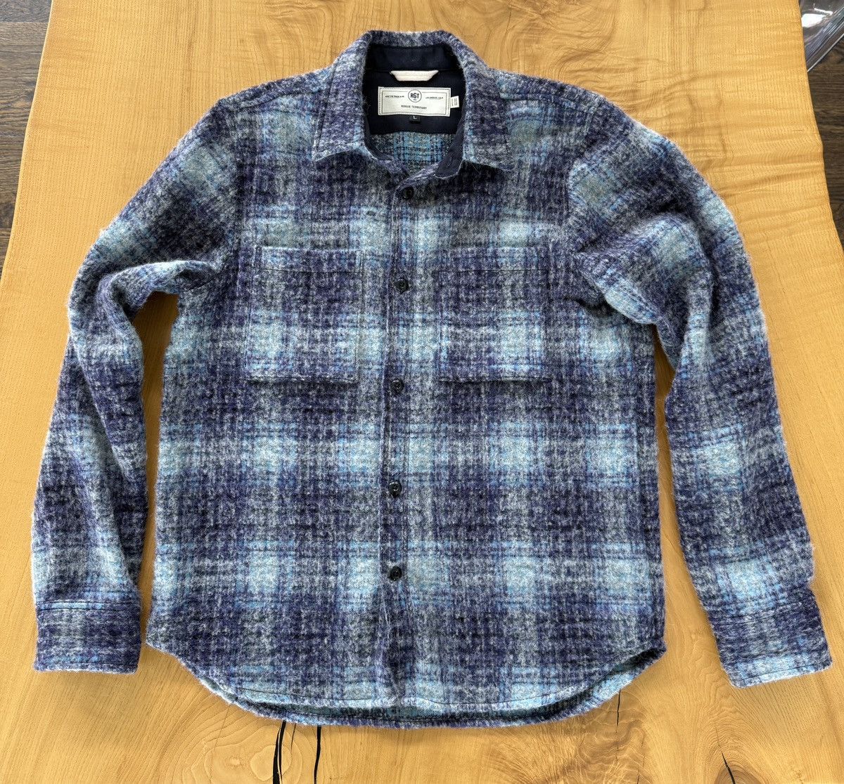 Rogue Territory Plaid Mohair Utility Shirt (Flannel)