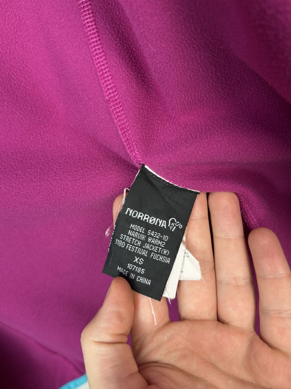 Norrona Norrona Narvik Warm2 Stretch Pink Zip Fleece Women’s Jacket Size XS / US 0-2 / IT 36-38 - 16 Thumbnail