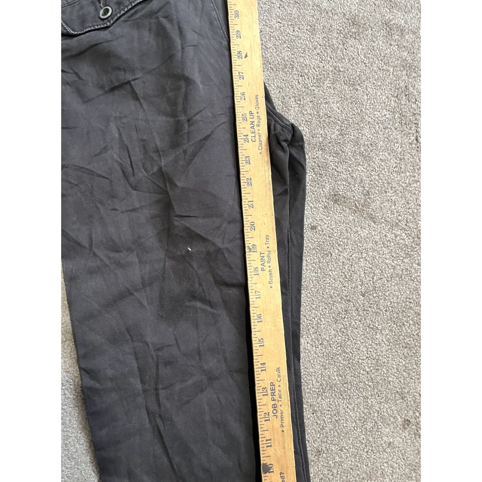 Levi's Levi's Pants Men's Size 32x25 Black Chino Twill Pant Solid Hemmed Size US 32 / EU 48 - 6 Thumbnail
