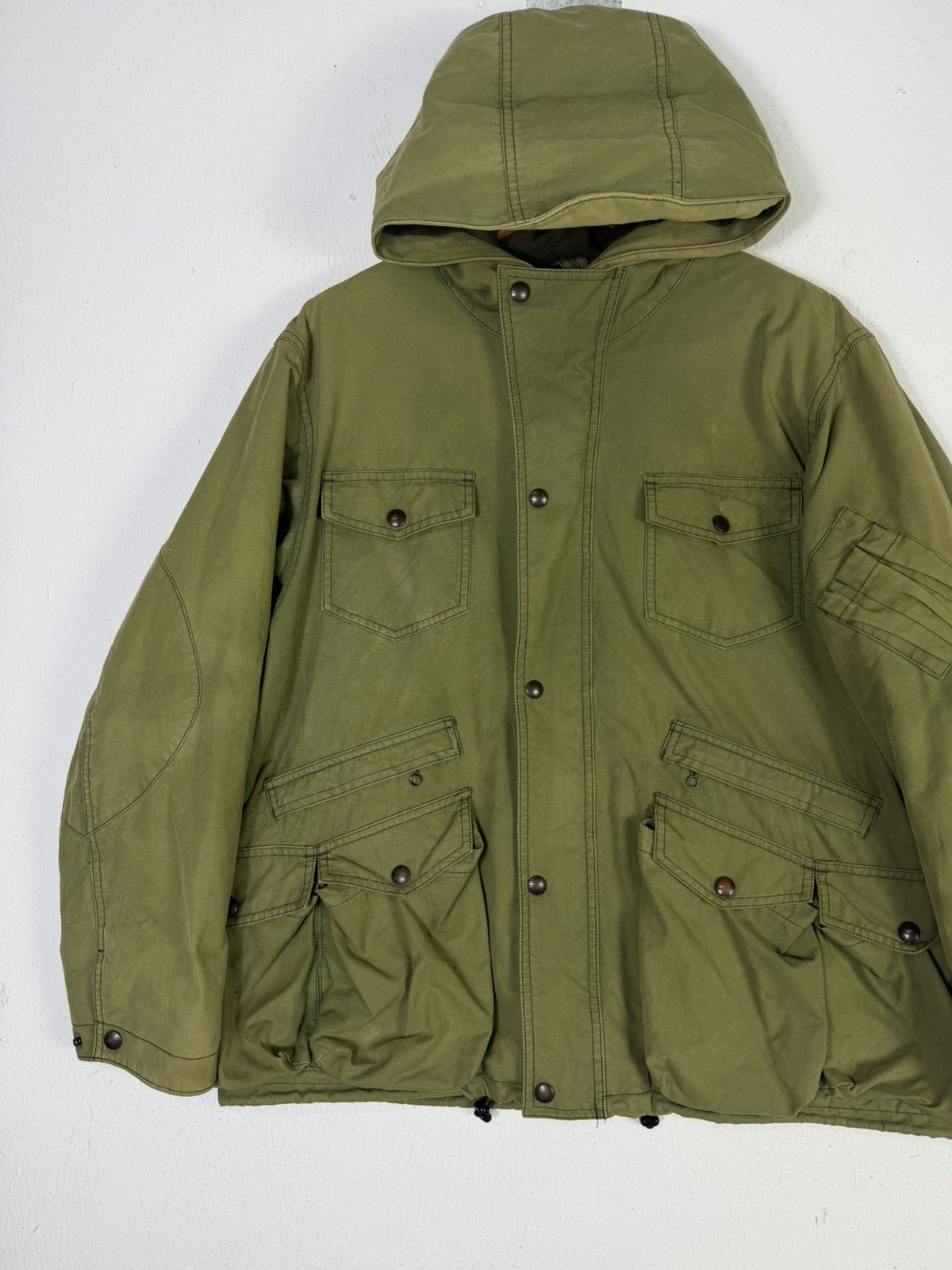 Polo Ralph Lauren Vintage Polo Ralph Lauren Waxed Cotton Fishing Jacket Size US L / EU 52-54 / 3 - 5 Thumbnail