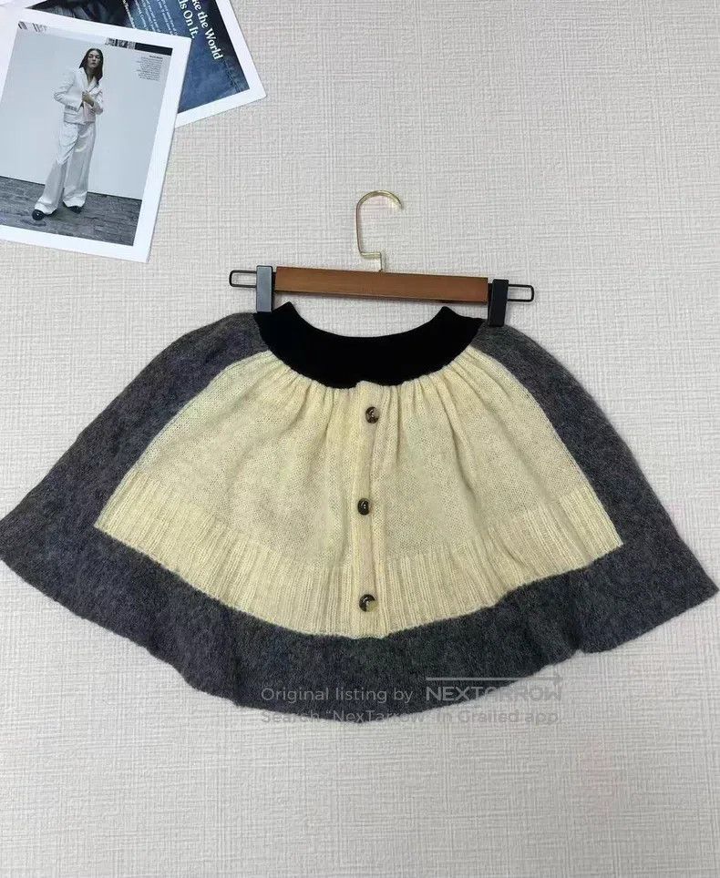 Loewe Loewe Color-blocked wool skirt set Size M / US 6-8 / IT 42-44 - 7 Thumbnail