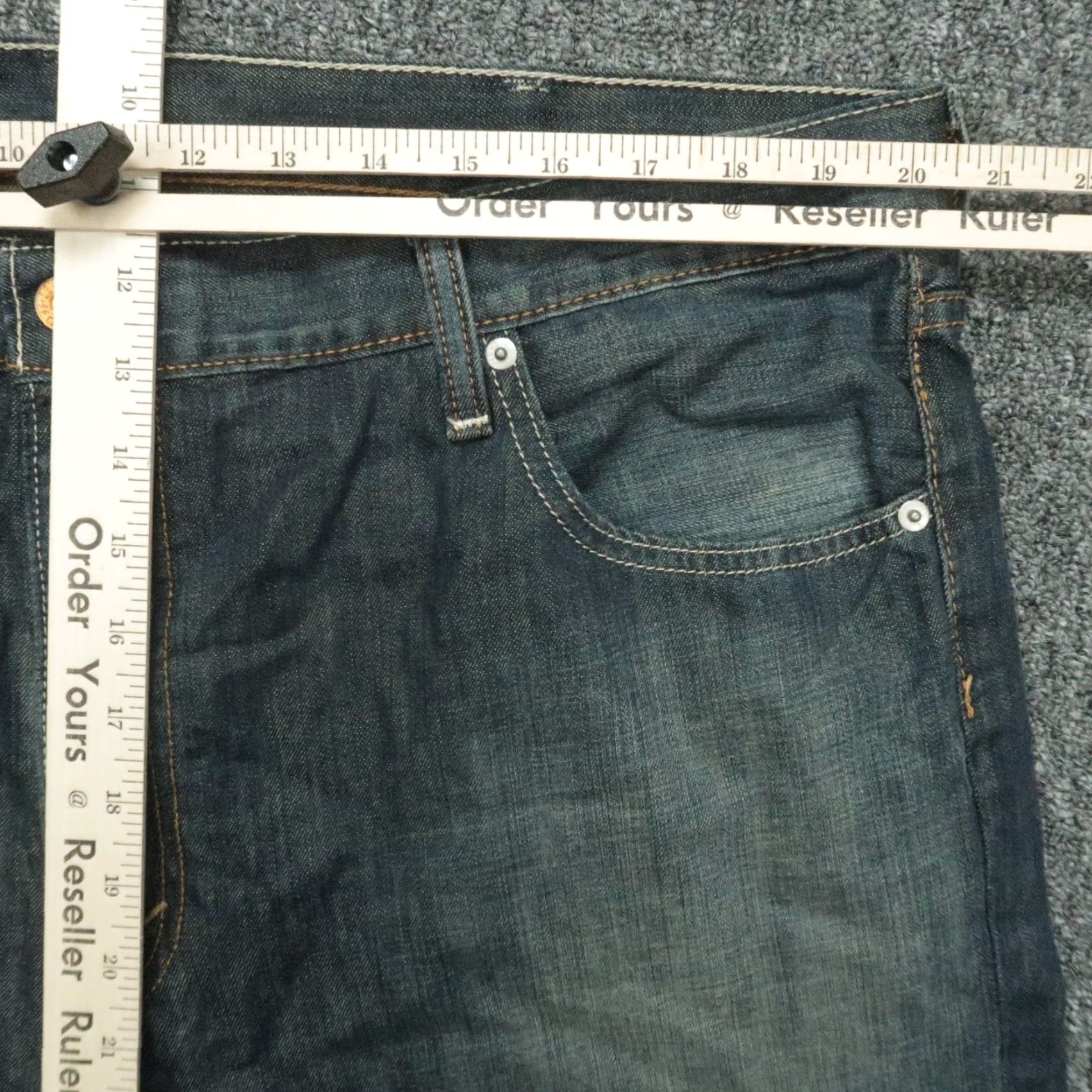 Levi's Levi's Jeans Mens 42x32 527 Slim Bootcut 5-Pocket Denim Blue Cotton Jeans Regular Size US 42 / EU 58 - 7 Thumbnail