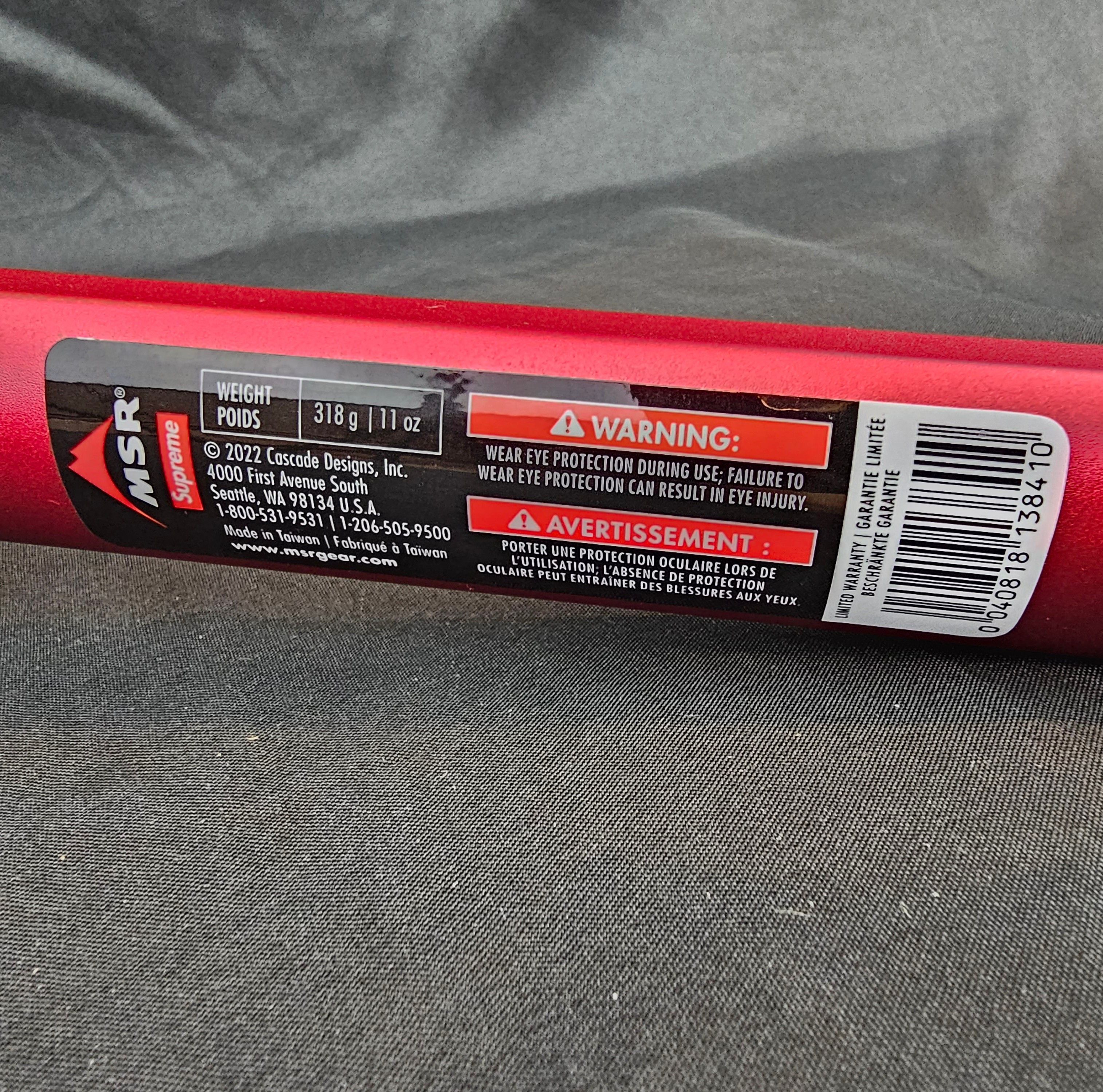 Supreme Supreme x MSR Camp Hammer and Bottle Opener Red SS23 NEW Size ONE SIZE - 4 Thumbnail