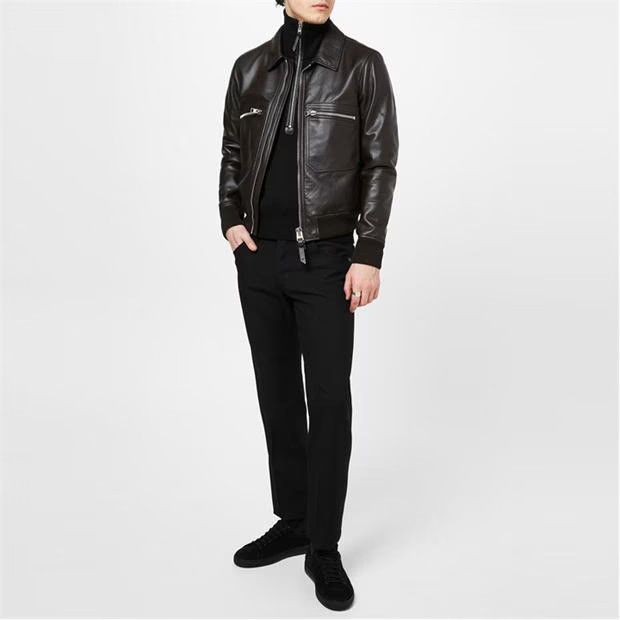 Tom Ford o1g2r1mq0724 Leather Jacket in Brown Size US L / EU 52-54 / 3 - 3 Thumbnail