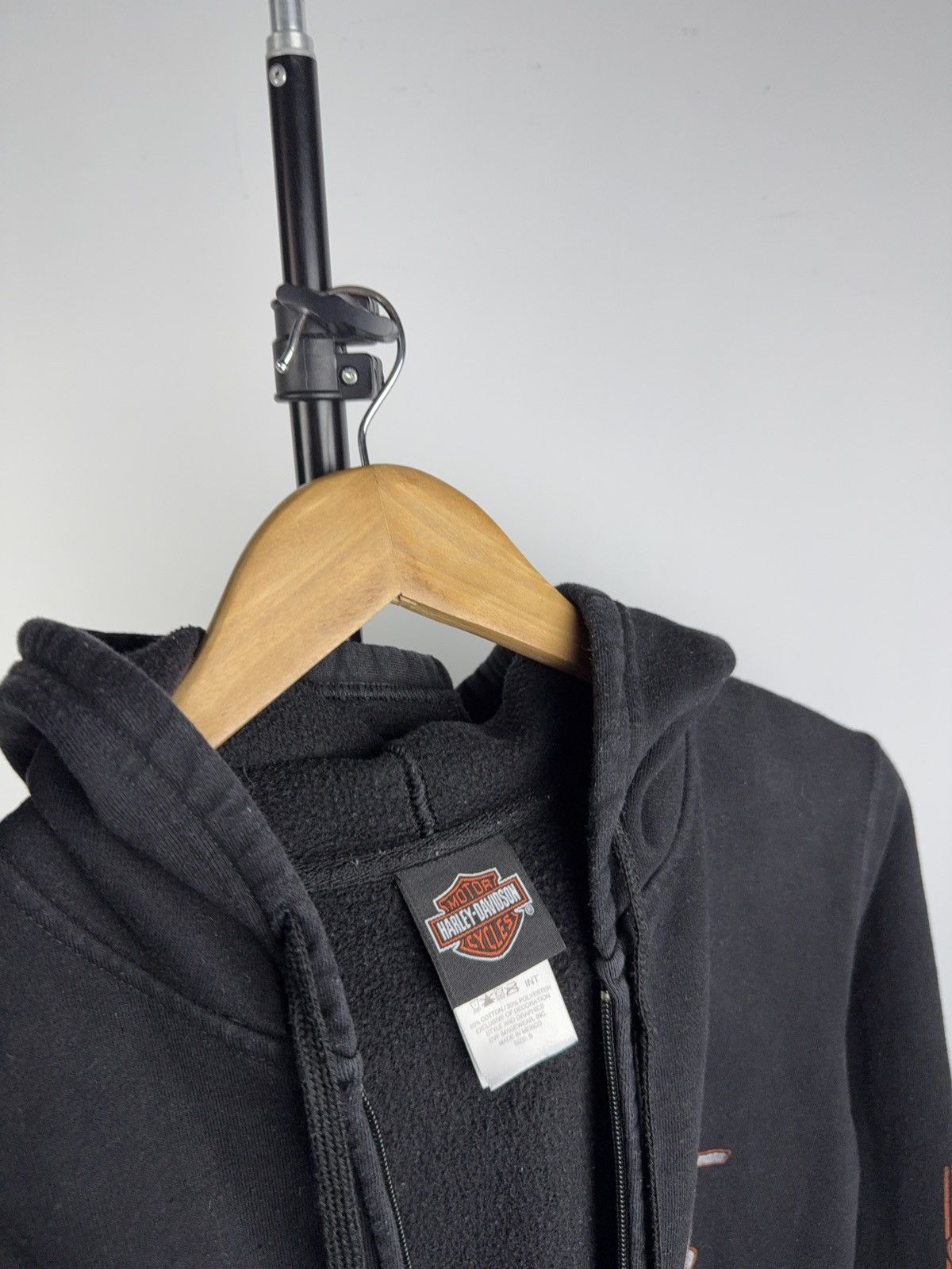 Harley Davidson Vintage 2018 Harley-Davidson Bergstrasse Germany Zip Hoodie Size S / US 4 / IT 40 - 8 Thumbnail