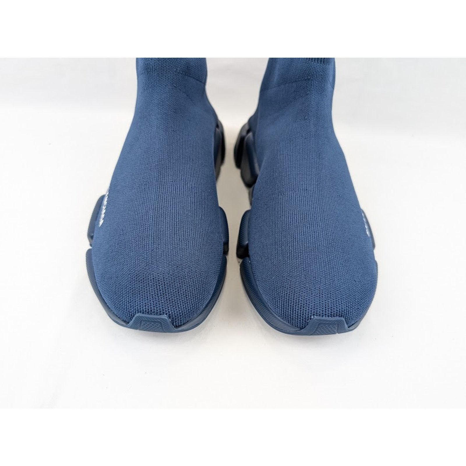 Balenciaga o1rshd1 Speed 2.0 Graffiti Sneakers in Navy Size US 11 / EU 44 - 13 Thumbnail