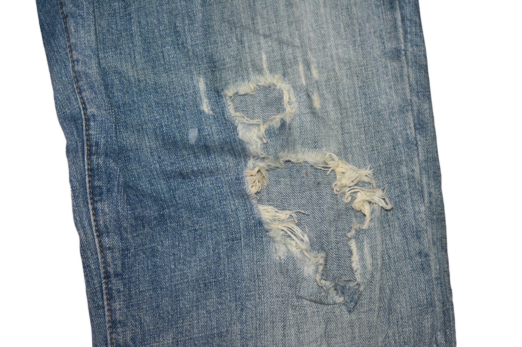 Abercrombie & Fitch Flared Abercrombie & Fitch New York Distressed Denim Size US 34 / EU 50 - 4 Thumbnail