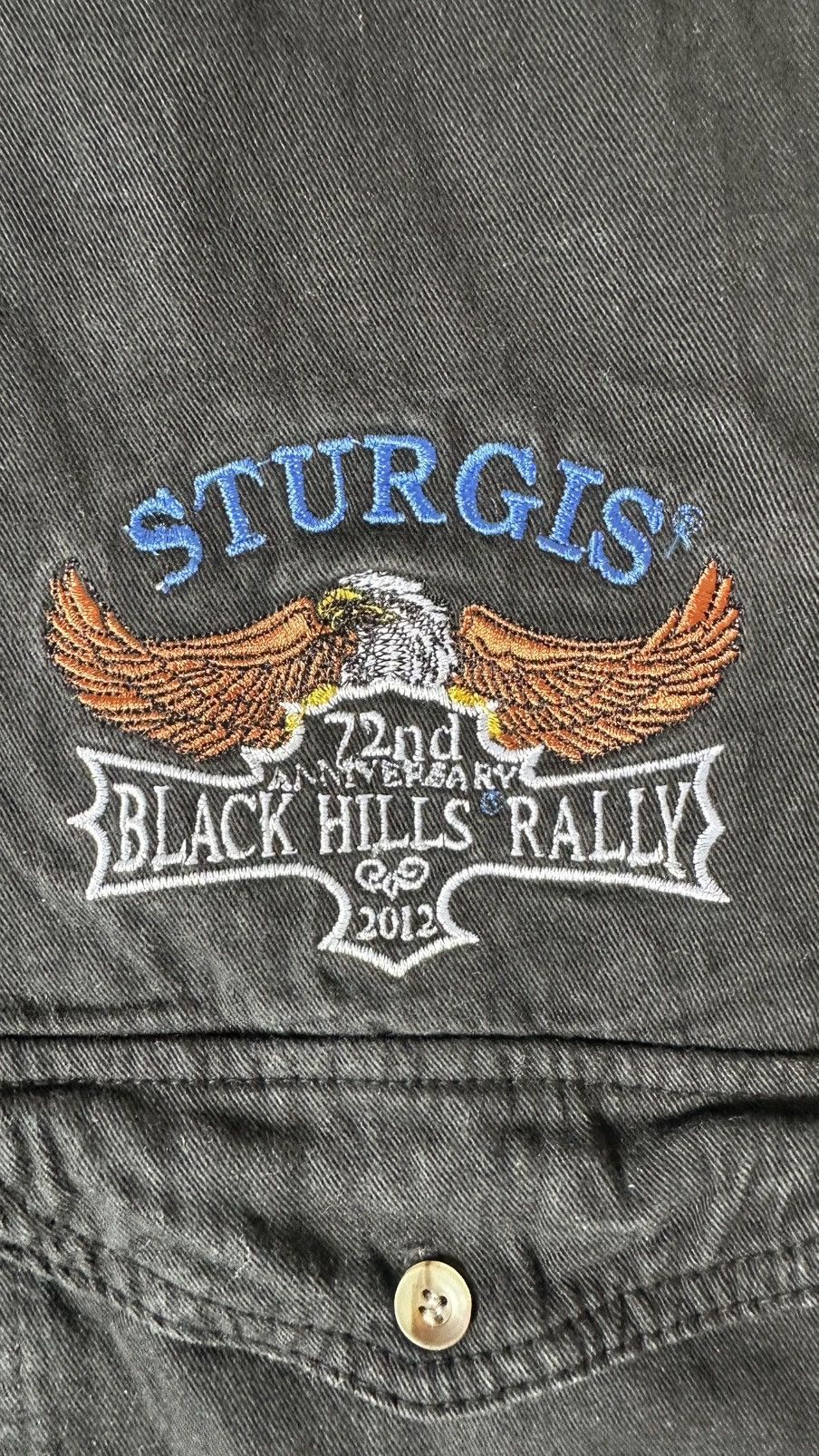 Vintage VINTAGE BIKERS DESIGN STURGIS RALLY SLEEVELESS SHIRT Size US XL / EU 56 / 4 - 5 Thumbnail