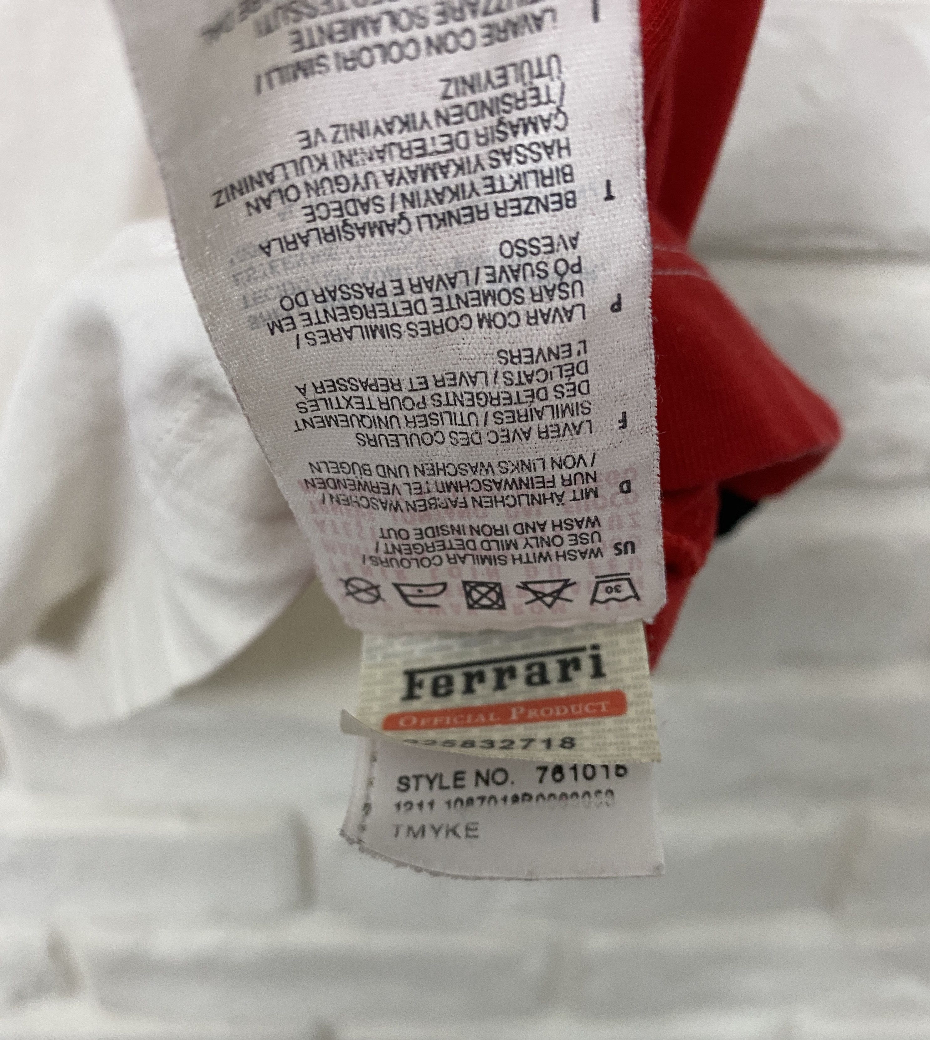 Ferrari × Puma Ferrari Puma Racing Polo Shirt White/Red Santander Size XXL Size US XXL / EU 58 / 5 - 9 Thumbnail