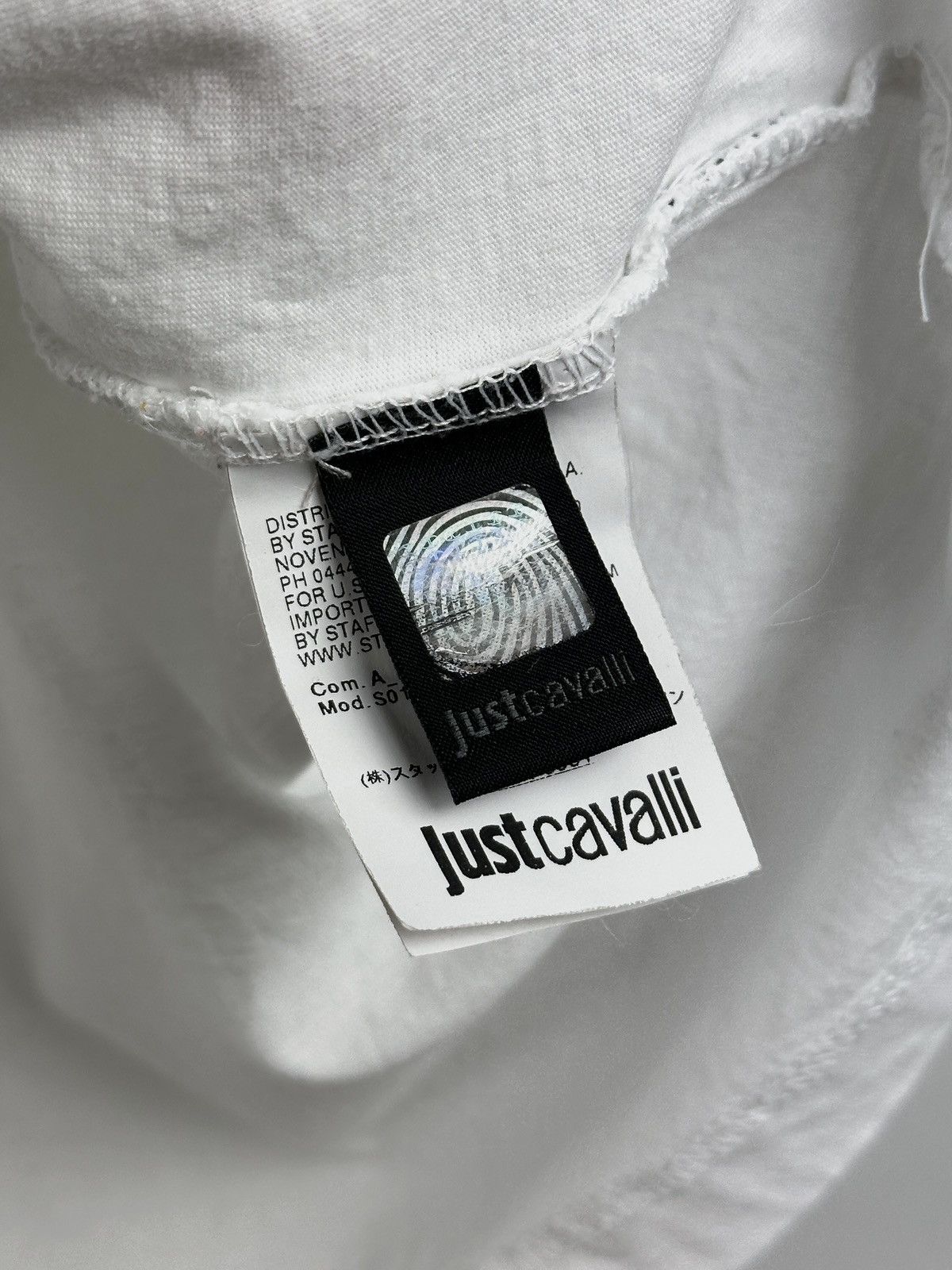 Just Cavalli Just Cavalli Men’s White T-Shirt Size US M / EU 48-50 / 2 - 9 Thumbnail