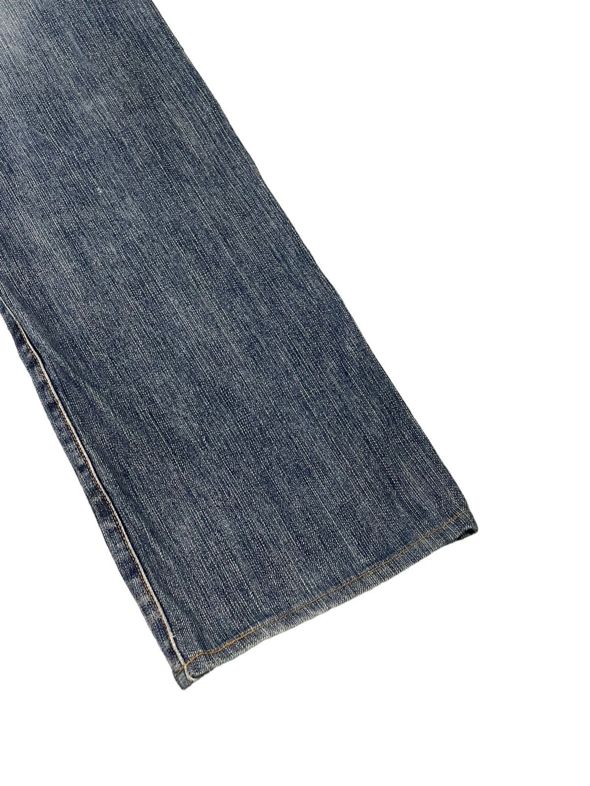Japanese Brand Boro Jeans Bartacks Japan Patchwork Denim Cropped 7🟦9 Size US 29 - 16 Thumbnail