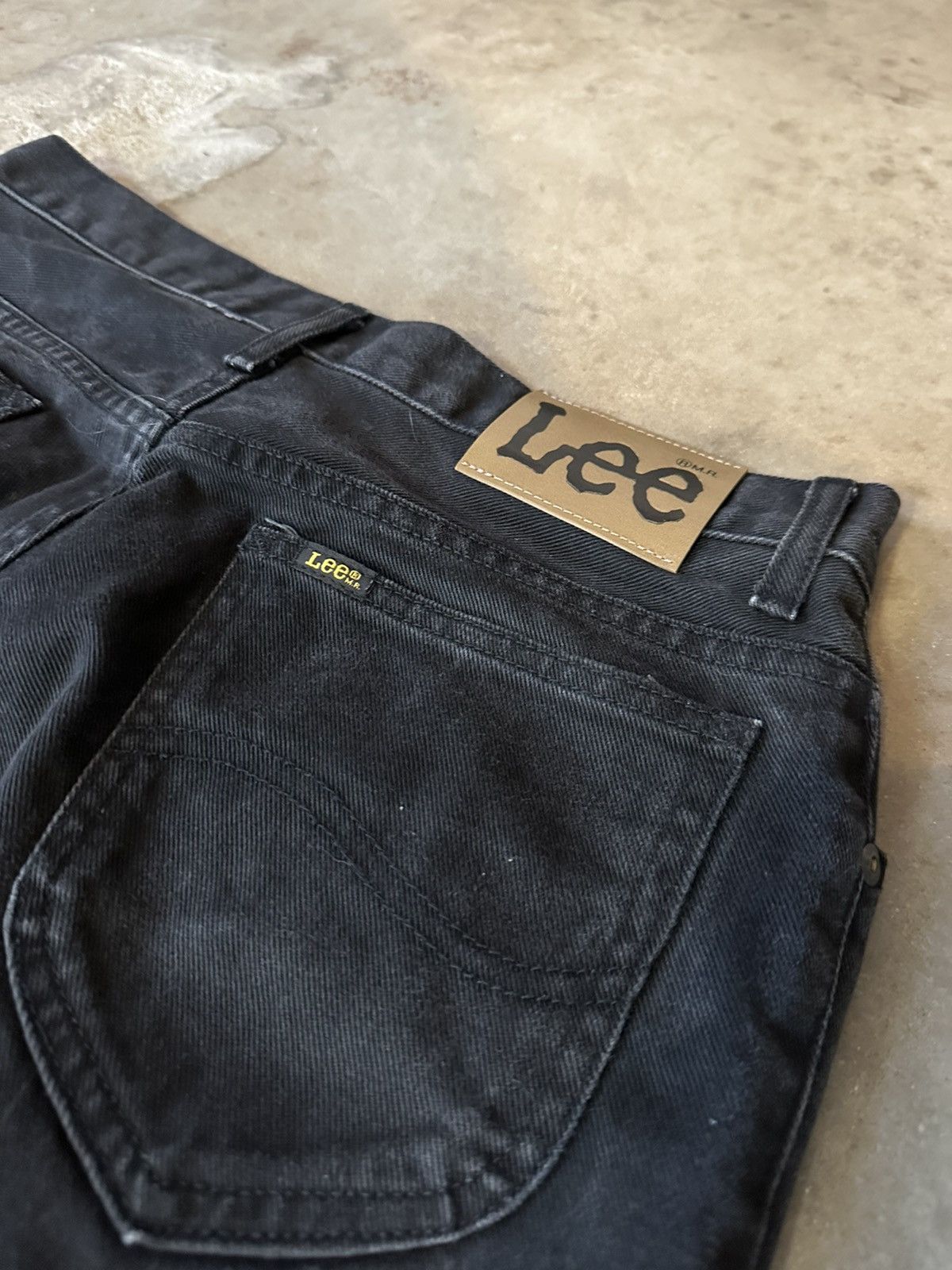 Japanese Brand × Lee × Vintage Lee Black Flared Vintage Denim Size US 30 / EU 46 - 5 Thumbnail