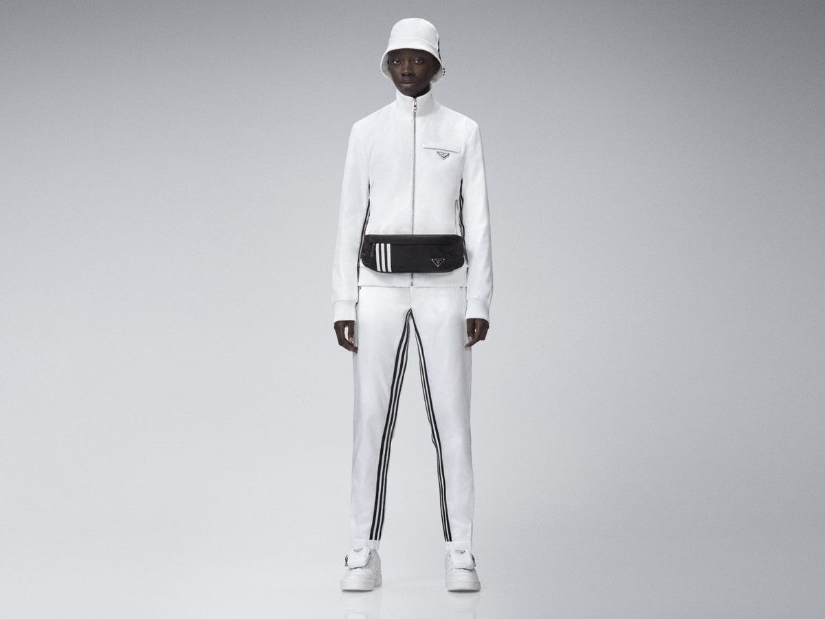 Prada PRADA 2021AW adidas RE-NYLON Three Striped Track Pants Size US 32 / EU 48 - 4 Thumbnail