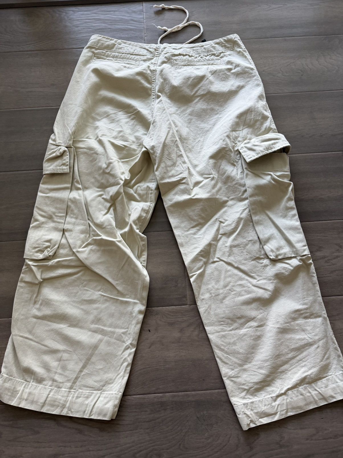 Greg Lauren Greg Lauren mixed wide leg cargo size 3 Size US 36 / EU 52 - 2 Thumbnail
