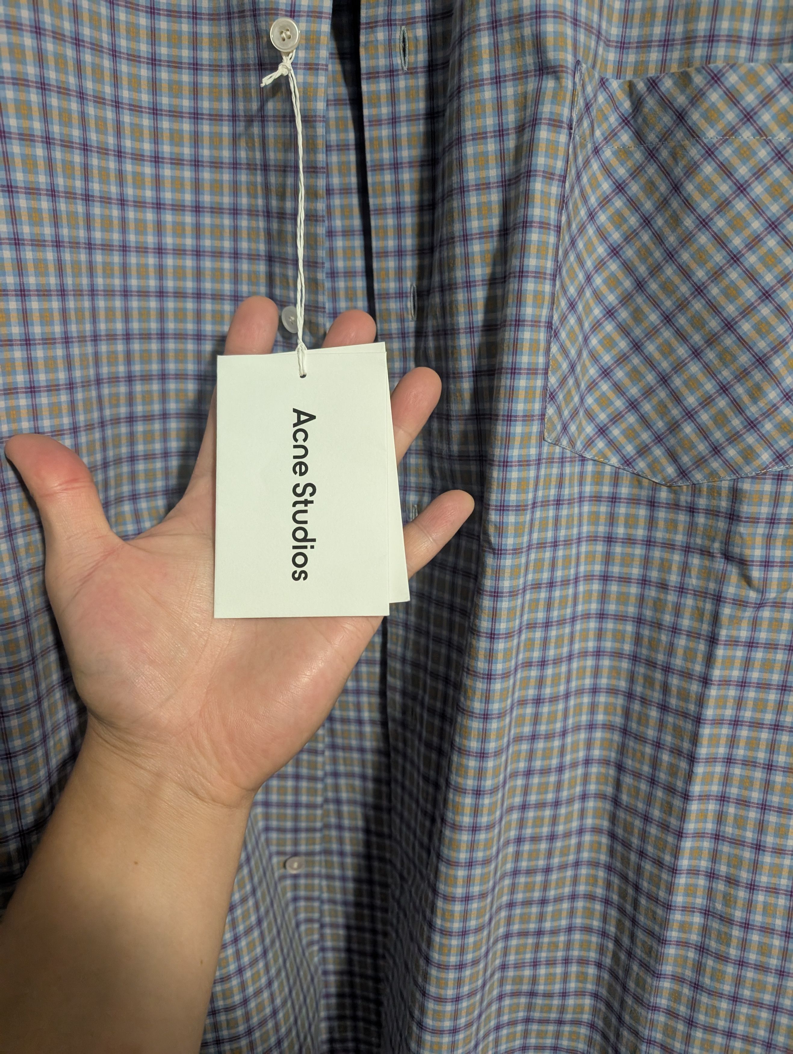 Acne Studios Acne Studios Checkered Button-Up Shirt Size US XXL / EU 58 / 5 - 3 Thumbnail