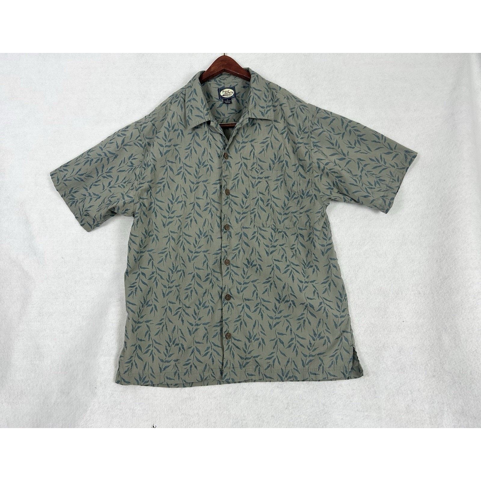 Tommy Bahama VTG Tommy Bahama Leaf Print Hawaiian Shirt M Hong Kong Size US M / EU 48-50 / 2 - 1 Thumbnail