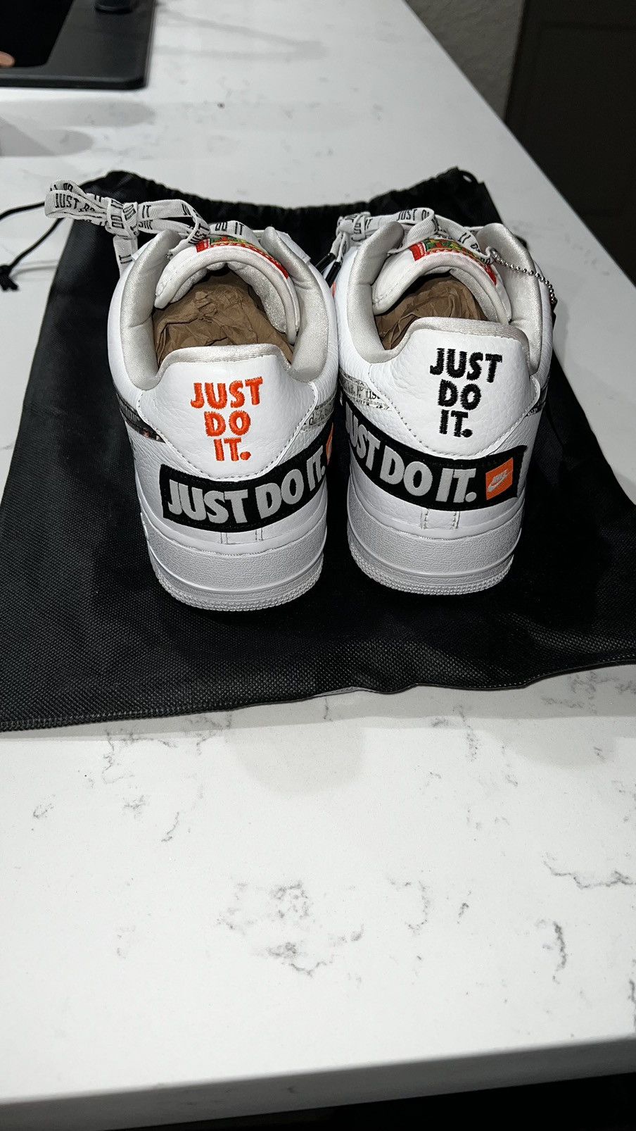 Nike Nike Air Force 1 ‘07 PRM JUST DO IT Size US 11 / EU 44 - 4 Thumbnail