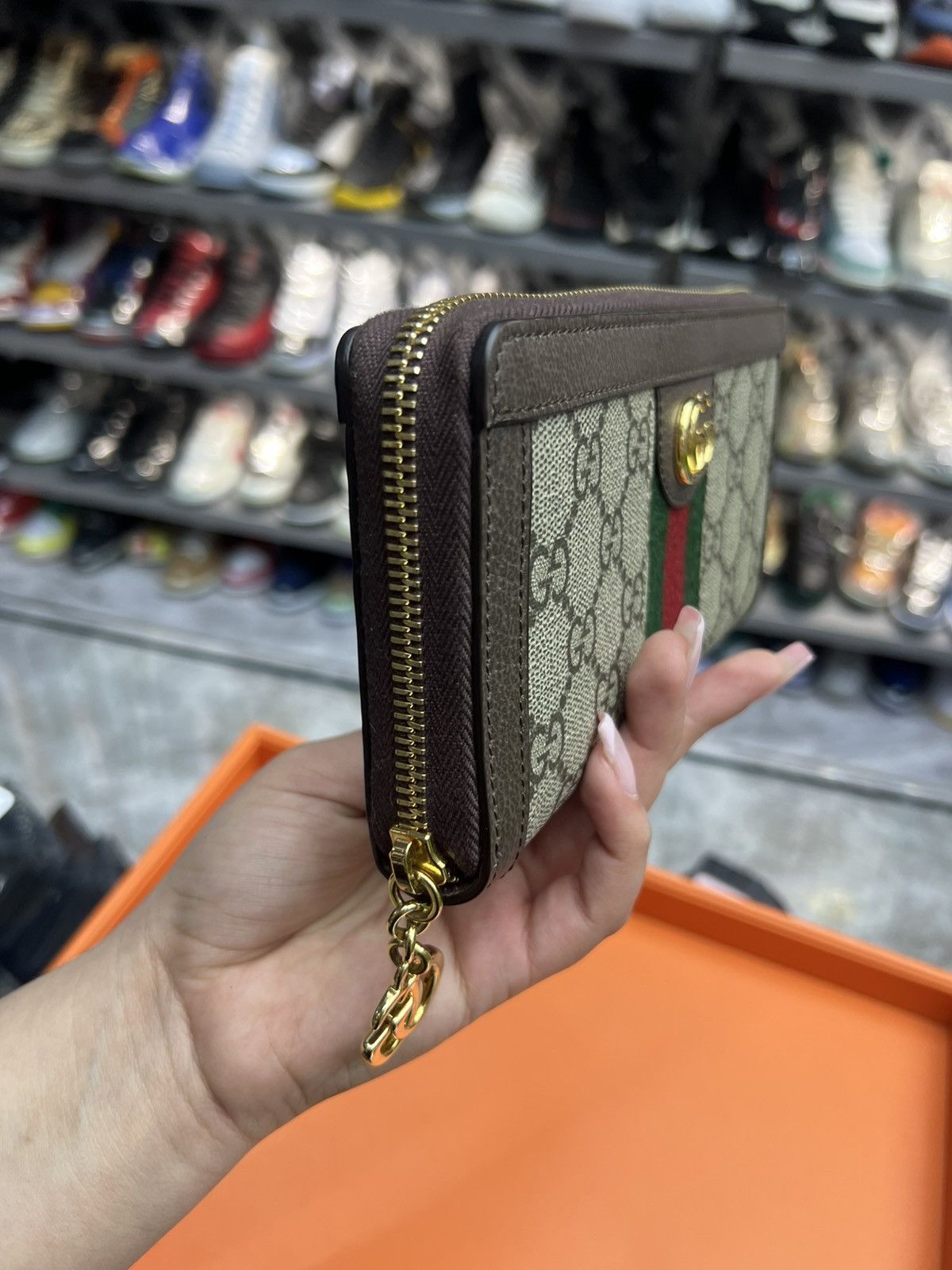 Gucci Gucci Ophidia GG Zip-Around Wallet Size ONE SIZE - 8 Thumbnail