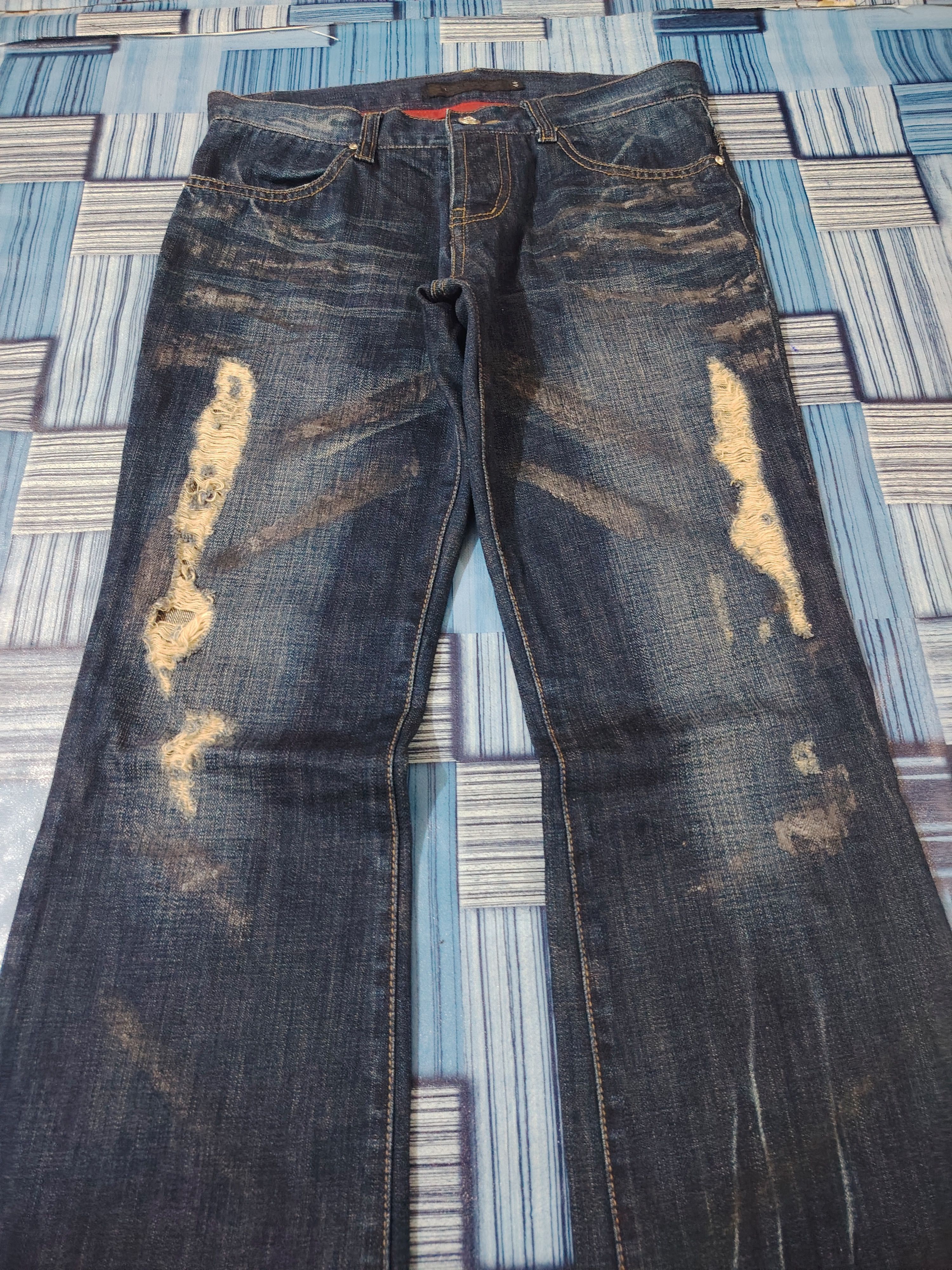 GOSTAR DE FUGA Denim Rusty Bootcut Fuga Japan Flared Jeans I6W9 Style Size US 29 - 3 Thumbnail