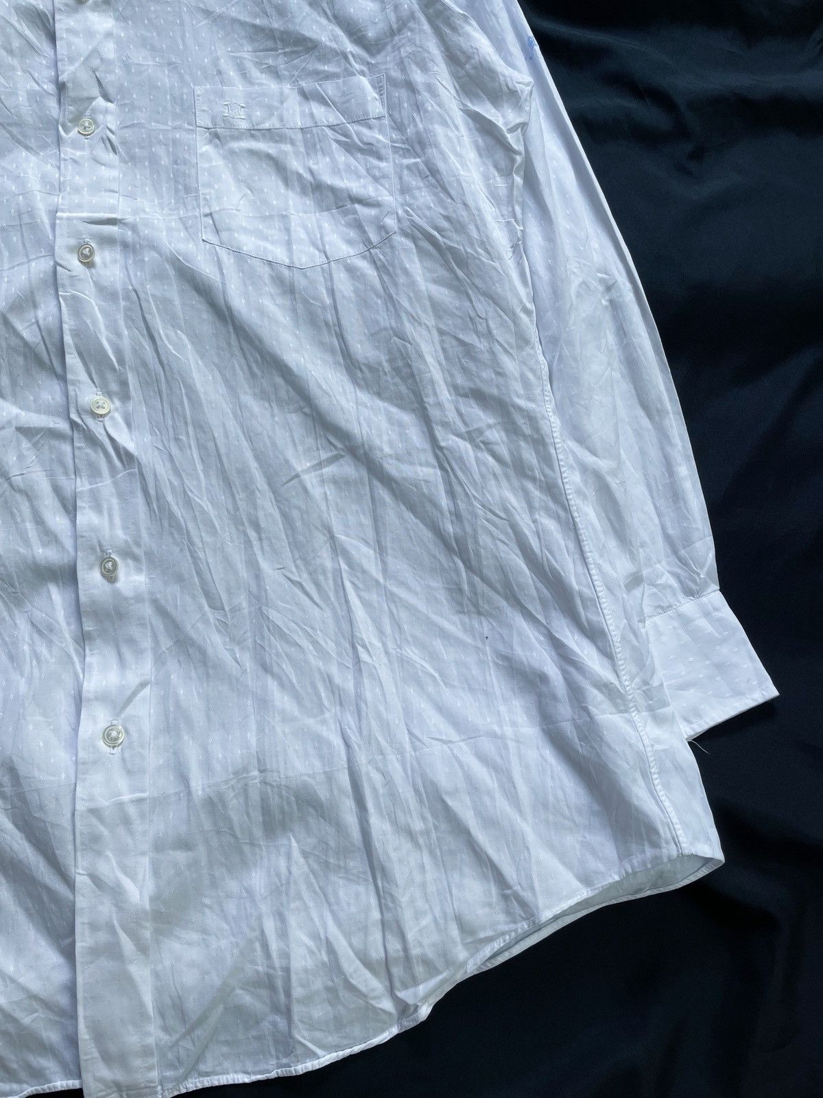 Celine CELINE CASUAL WHITE BUTTON DOWN SHIRT Size US L / EU 52-54 / 3 - 4 Thumbnail