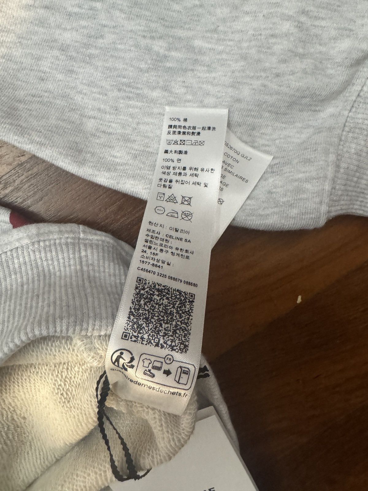 Celine Hoodie in Cotton Fleece Size US S / EU 44-46 / 1 - 5 Thumbnail