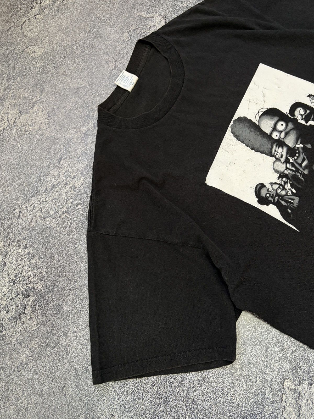 Delta Vintage 2001 The Simpsons Sopranos Black Graphic T-Shirt XL Size US XL / EU 56 / 4 - 8 Thumbnail