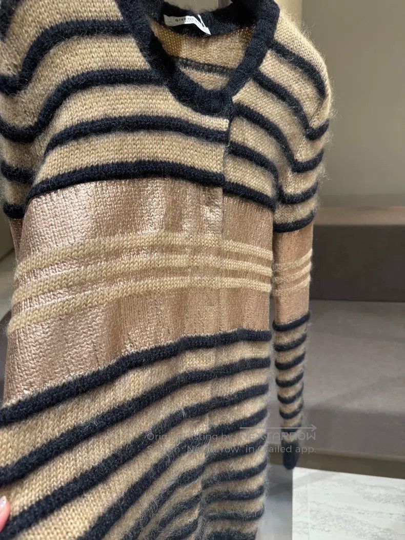 Givenchy Givenchy Striped and Colored Mohair Cardigan Size US M / EU 48-50 / 2 - 2 Thumbnail