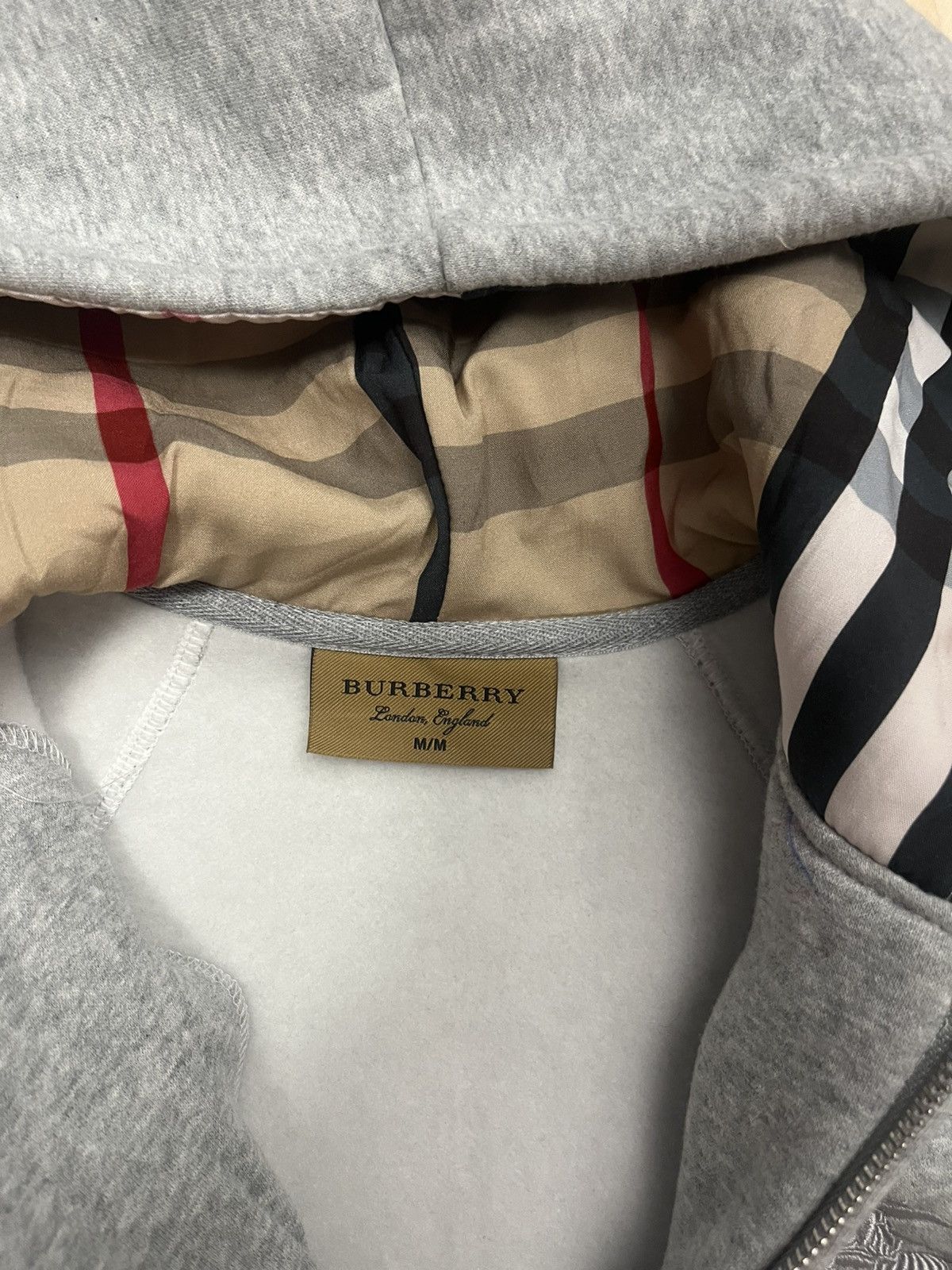 Other Burberry Vintage Check hood-lined zip hoodie – női M Size M / US 6-8 / IT 42-44 - 3 Thumbnail