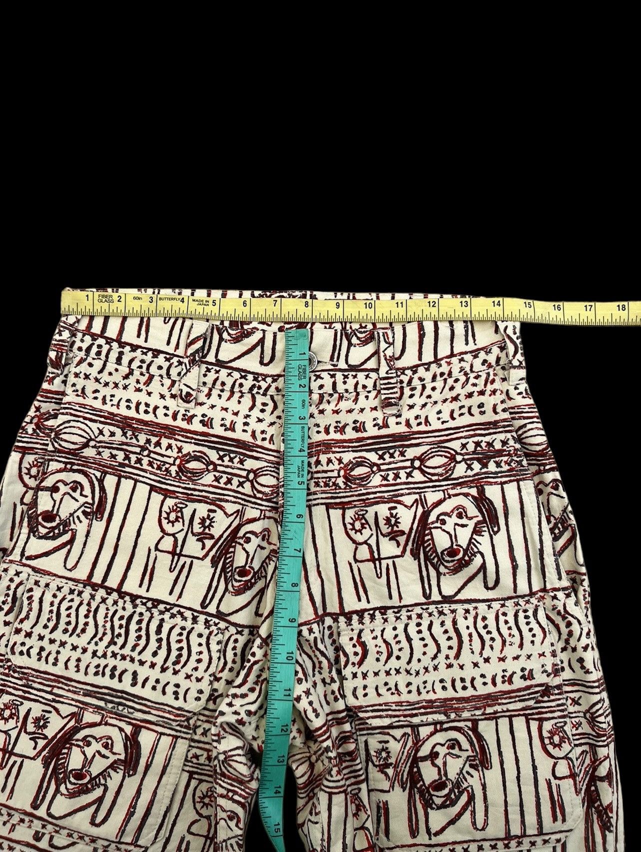 Monitaly Vintage Monitaly Multi Pocket Graffiti Short Pant Size US 29 - 3 Thumbnail