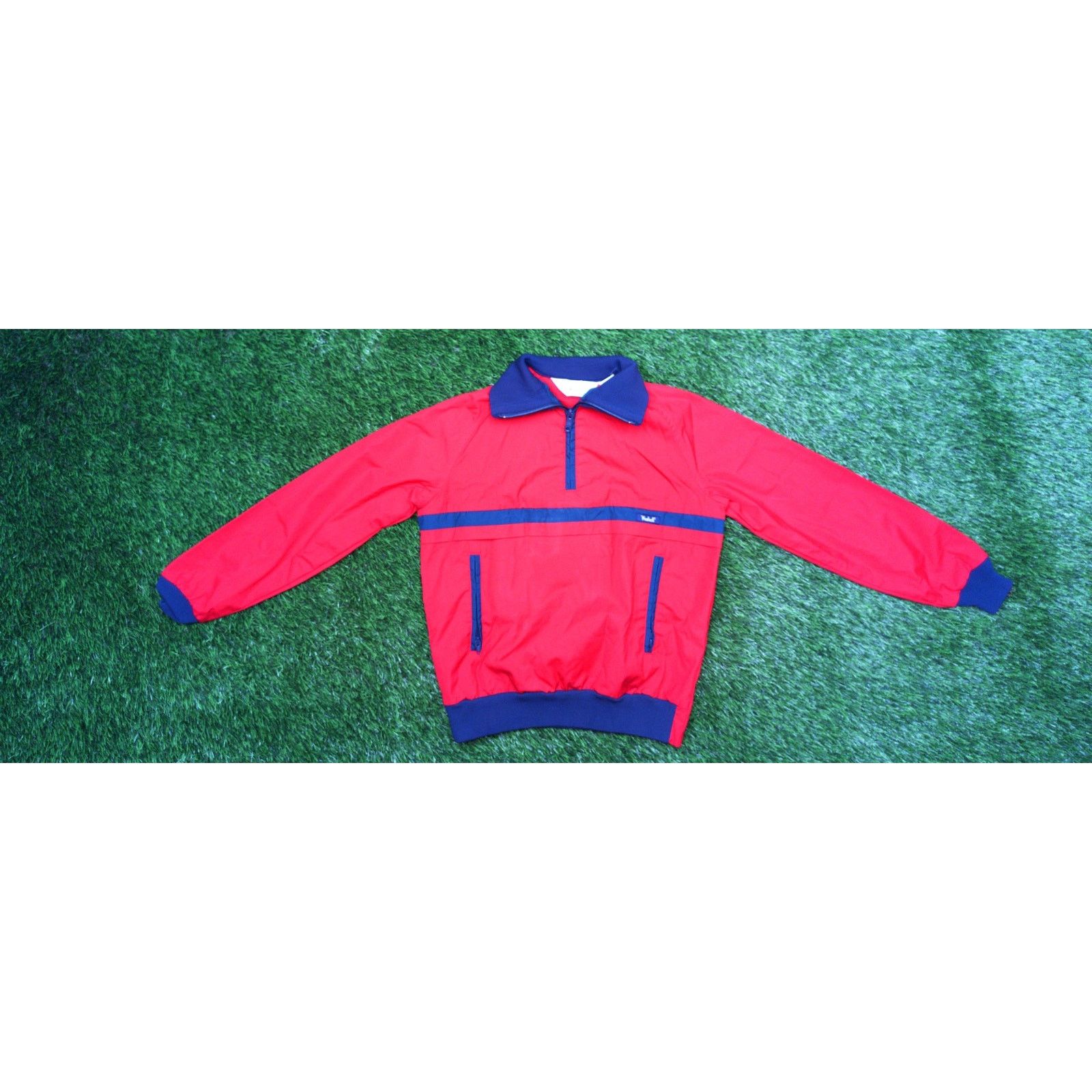 Woolrich Woolen Mills VTG 80s Woolrich Woman Red Pullover Windbreaker Jacket M Size M / US 6-8 / IT 42-44 - 5 Thumbnail