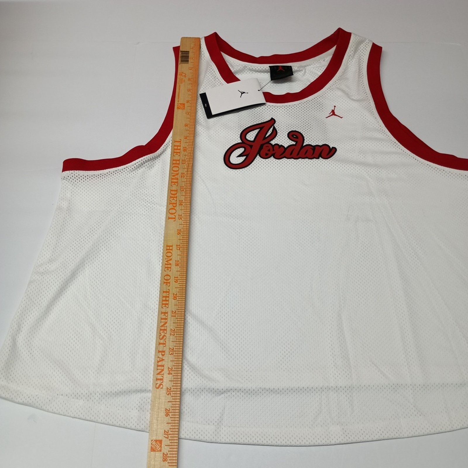 Jordan Brand Jordan Jersey-Style Mesh Women's Plus Size 3X White Red Tank Size 3XL / US 20-22 - 5 Thumbnail