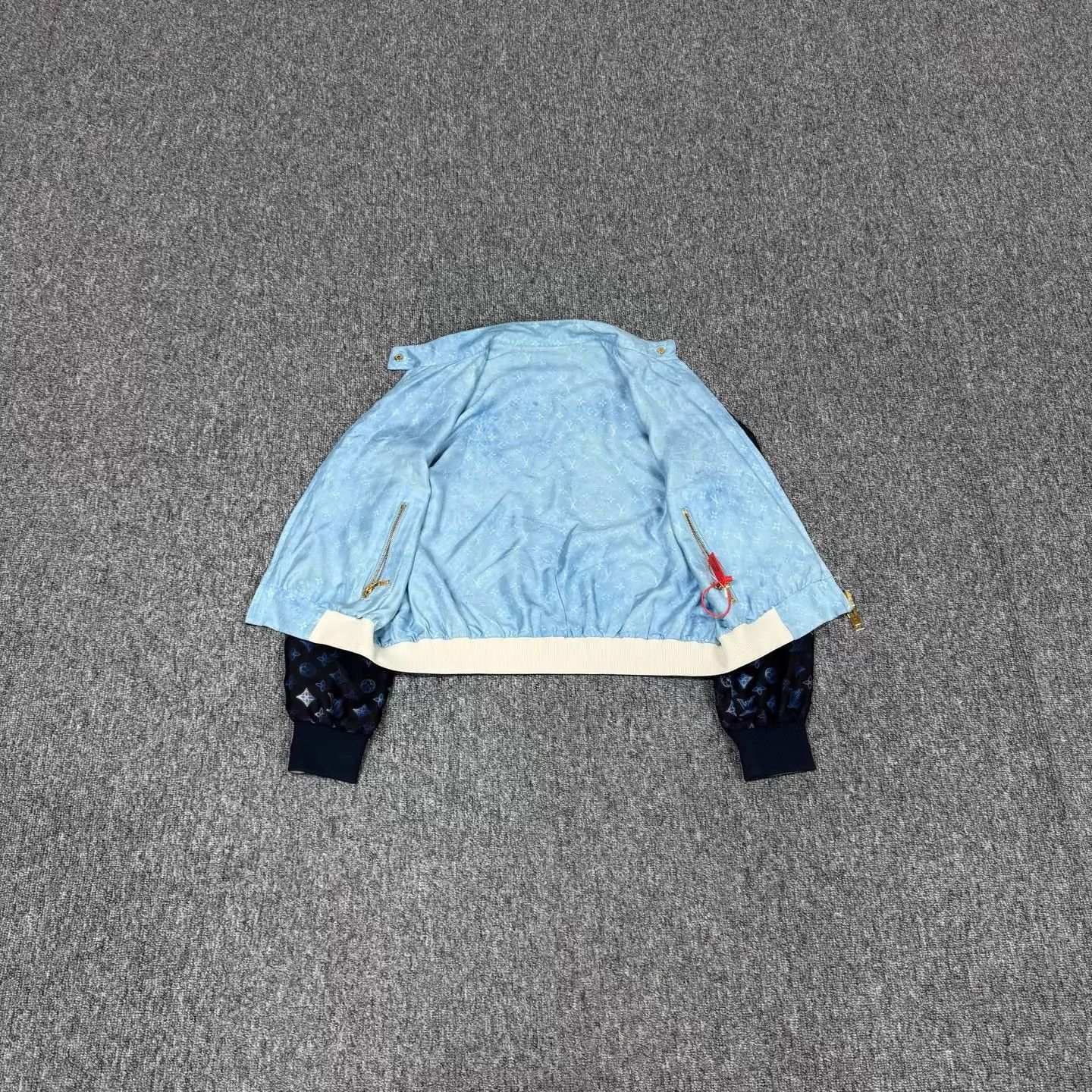 Louis Vuitton LV Blue 2-Sided Gradient Monogram Shell Jacket 38 Size S / US 4 / IT 40 - 2 Thumbnail