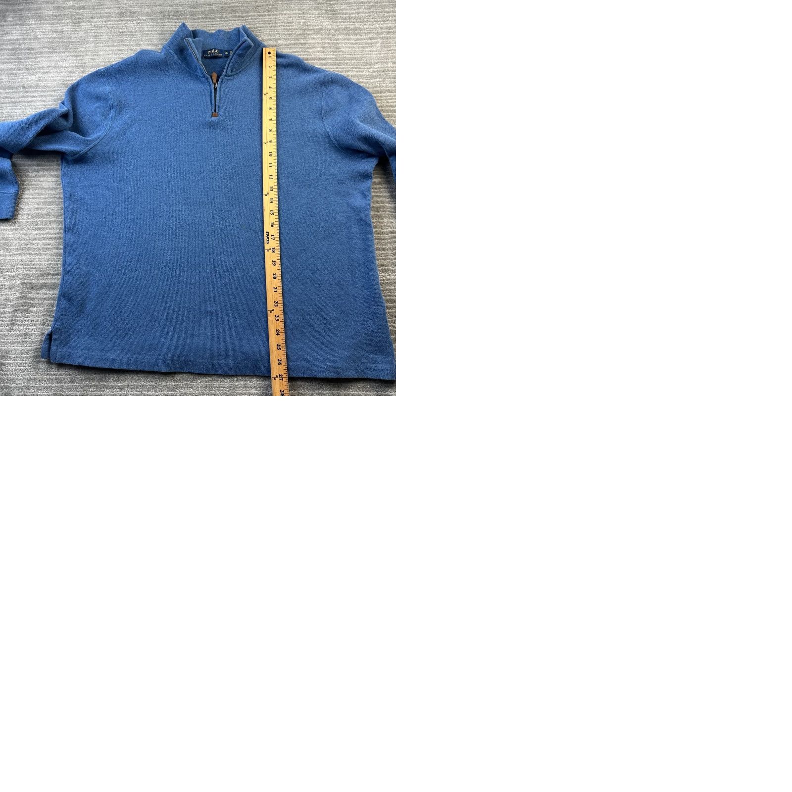 Polo Ralph Lauren Polo Ralph Lauren Sweater Mens XL Blue 1/4 Zip Pullover Knit Logo Classic Size US XL / EU 56 / 4 - 9 Thumbnail