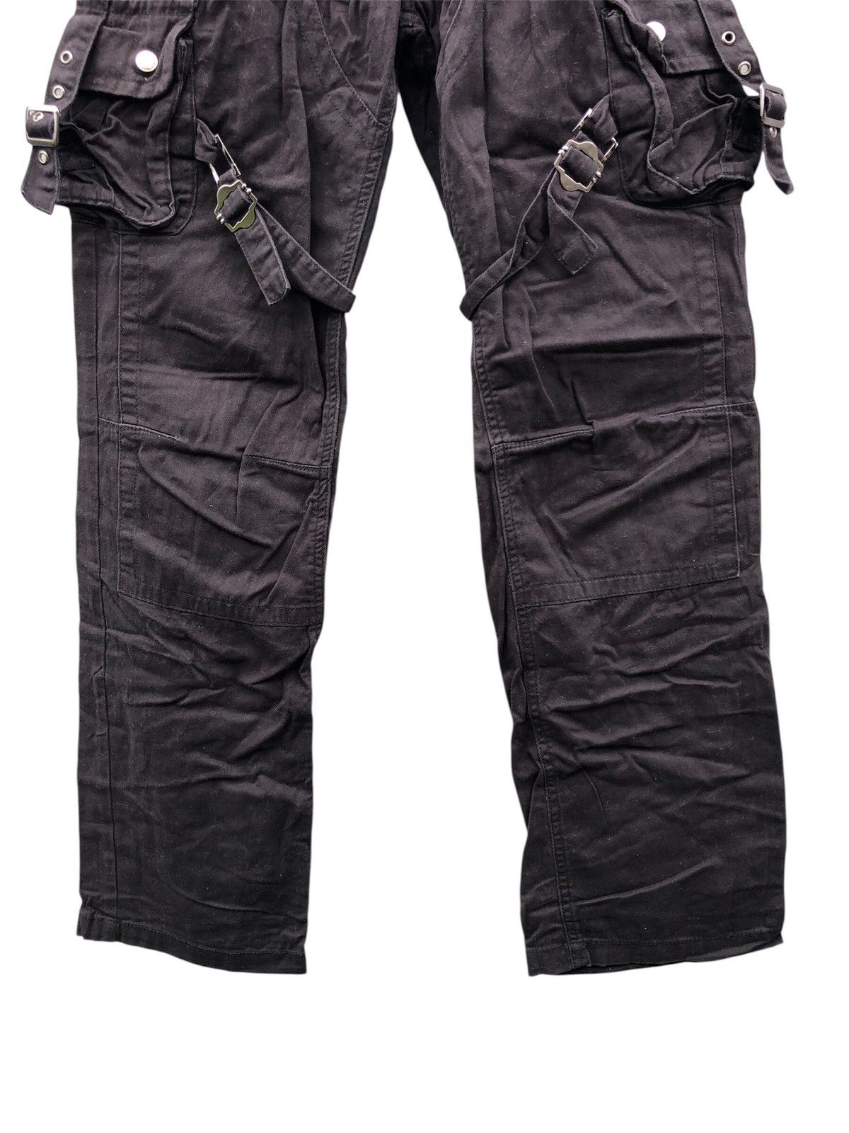 Japanese Brand Lowbox Bondage Cargo Pants y2k Style Size US 31 - 5 Thumbnail