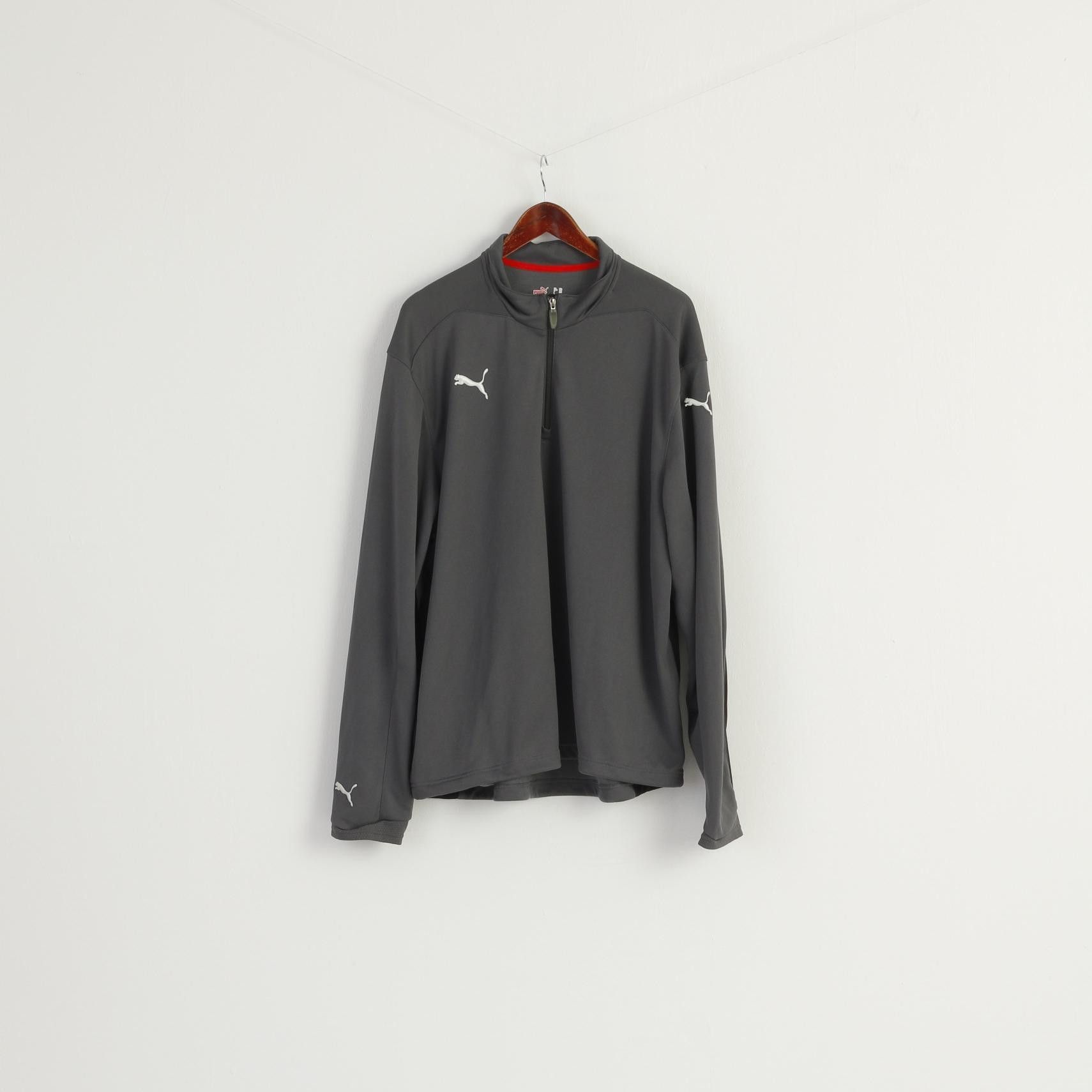 Puma Puma Men XXL Long Sleeved Shirt Gray Active 7765 Size US XXL / EU 58 / 5 - 1 Thumbnail