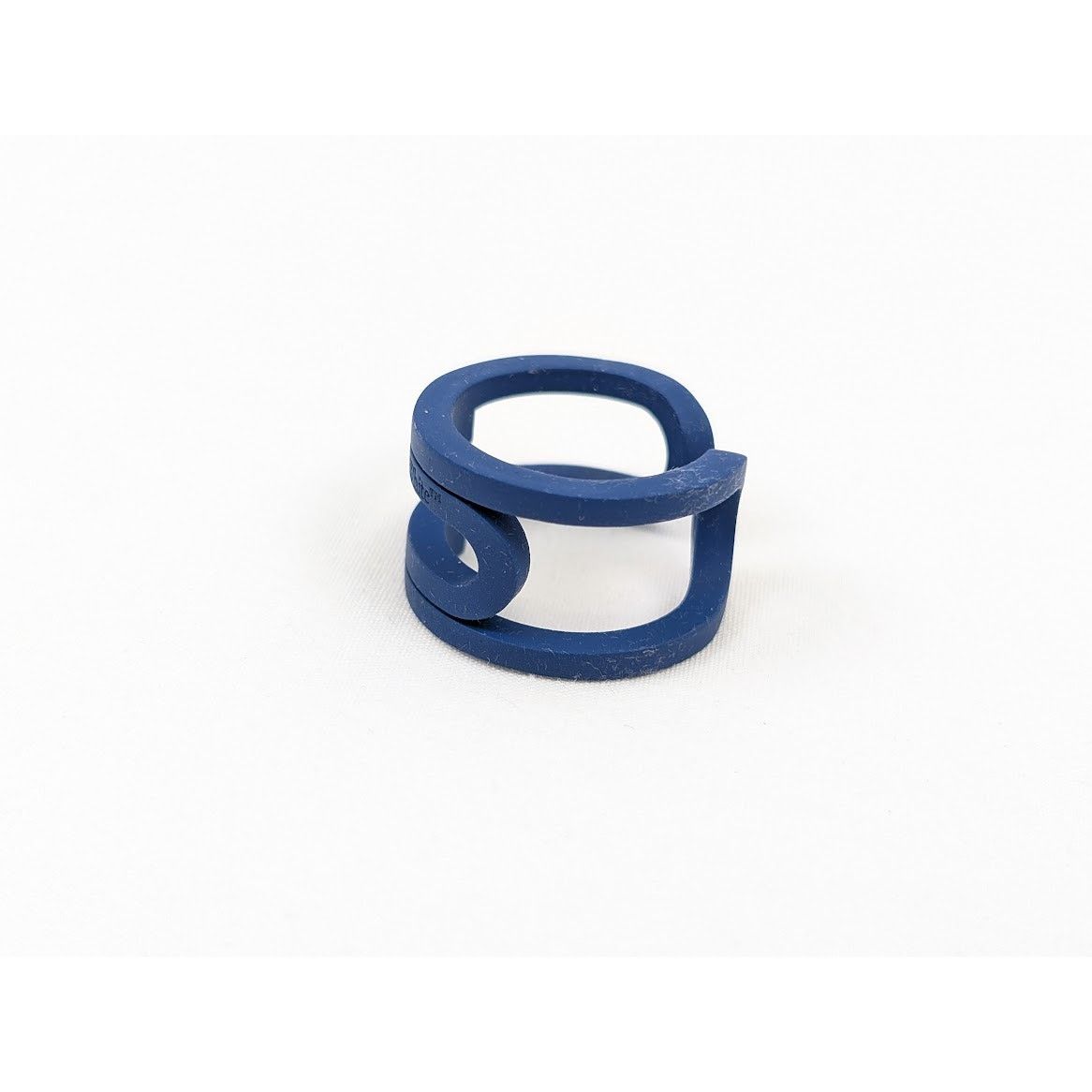 Off-White o1rshd1 Q:2 / Size: 60 / Varnished Paperclip Ring in Blue Size ONE SIZE - 4 Thumbnail