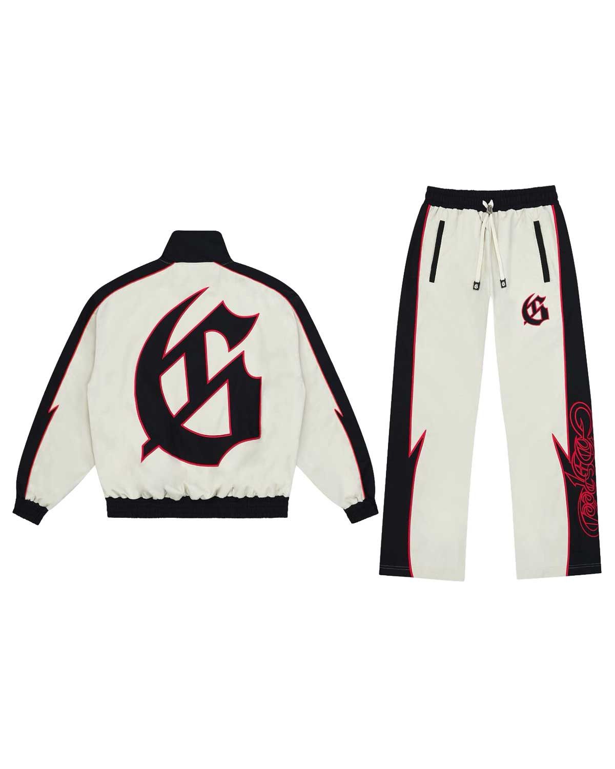 Godspeed GT Tracksuit White/Red Size US S / EU 44-46 / 1 - 1 Thumbnail