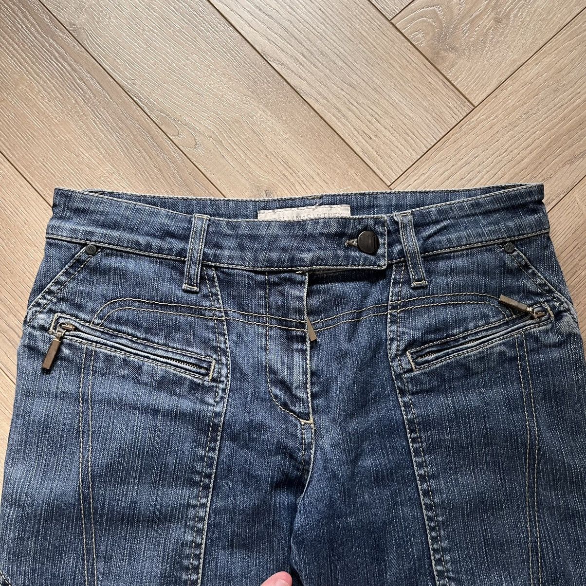 Stella McCartney Stella McCartney Pre SS06 Archive Biker Denim Jeans Size 27" / US 4 / IT 40 - 3 Thumbnail