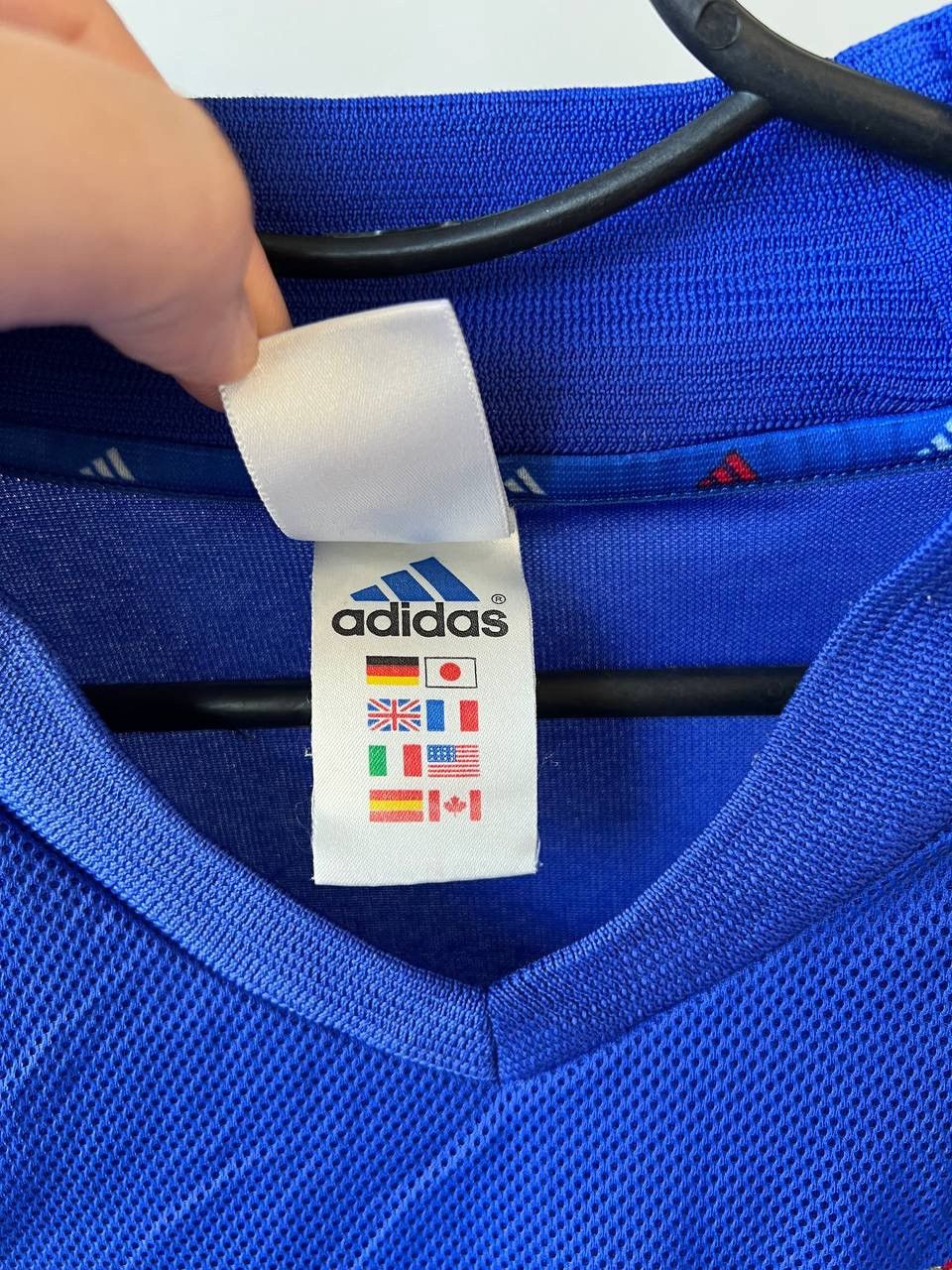 Vintage 2002/04 FRANCE TEAM HOME SOCCER JERSEY FOOTBALL SHIRT ADIDAS Size US L / EU 52-54 / 3 - 6 Thumbnail