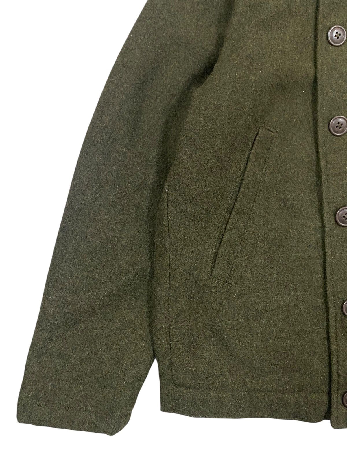 Global Work Vtg Global Work Wool Jacket L Green Size US S / EU 44-46 / 1 - 5 Thumbnail