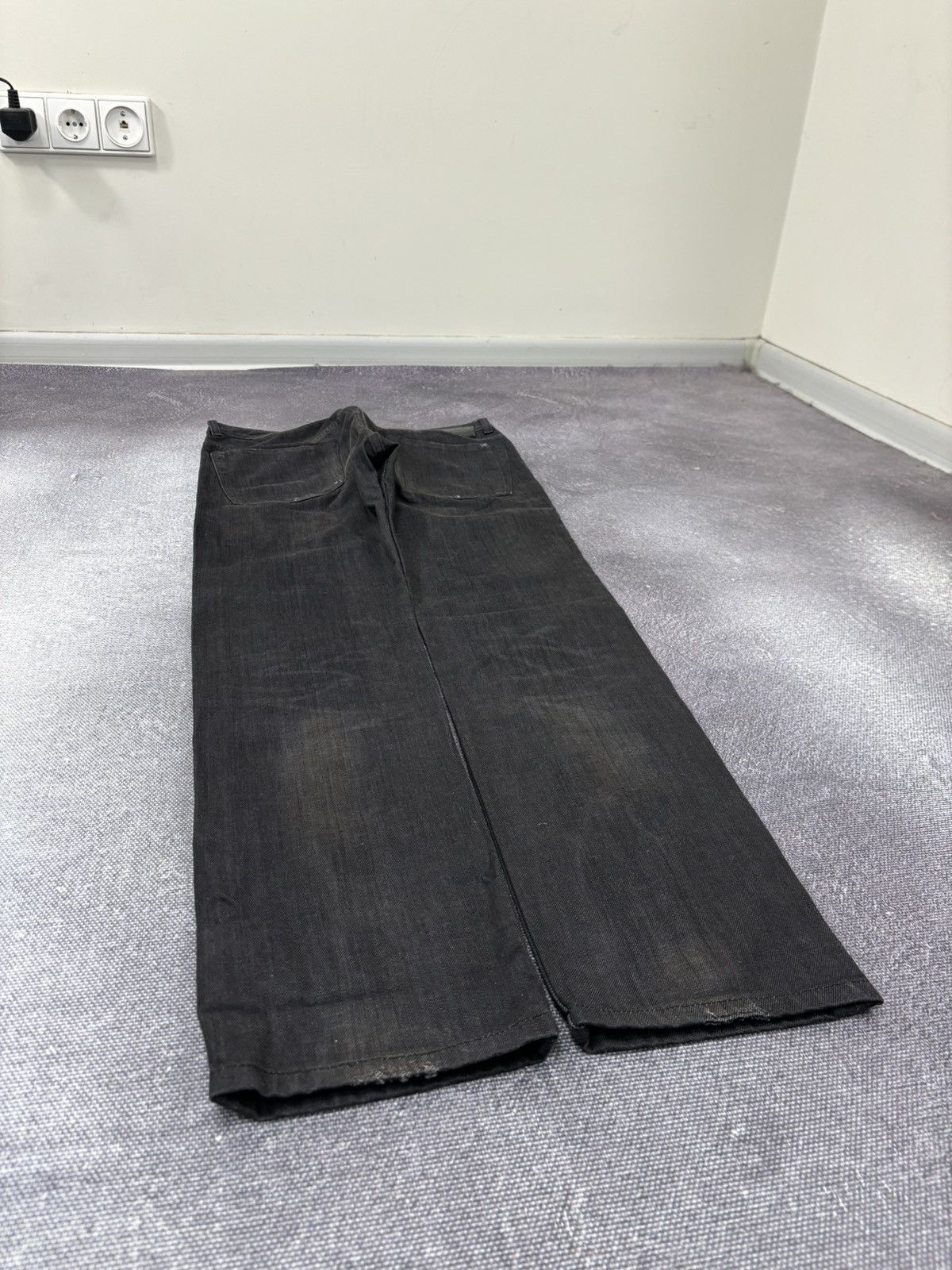 Diesel Black Gold Diesel Black Gold NWT Excess Black Straight Denim Jeans Size US 28 / EU 44 - 14 Thumbnail