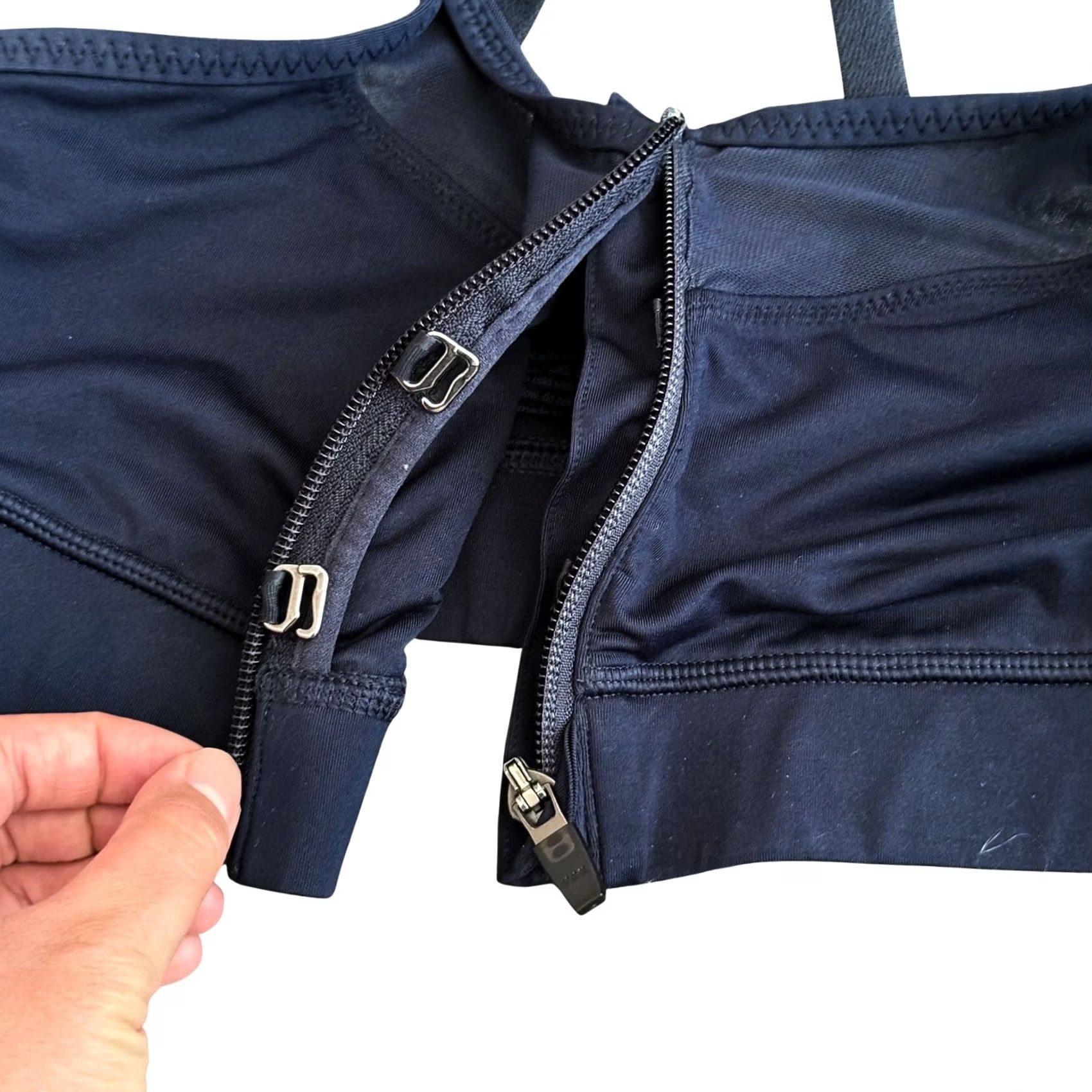 Vintage VINTAGE Handful High Impact The Closer Sports Workout Bra Night Swim Navy Small Size ONE SIZE - 4 Thumbnail